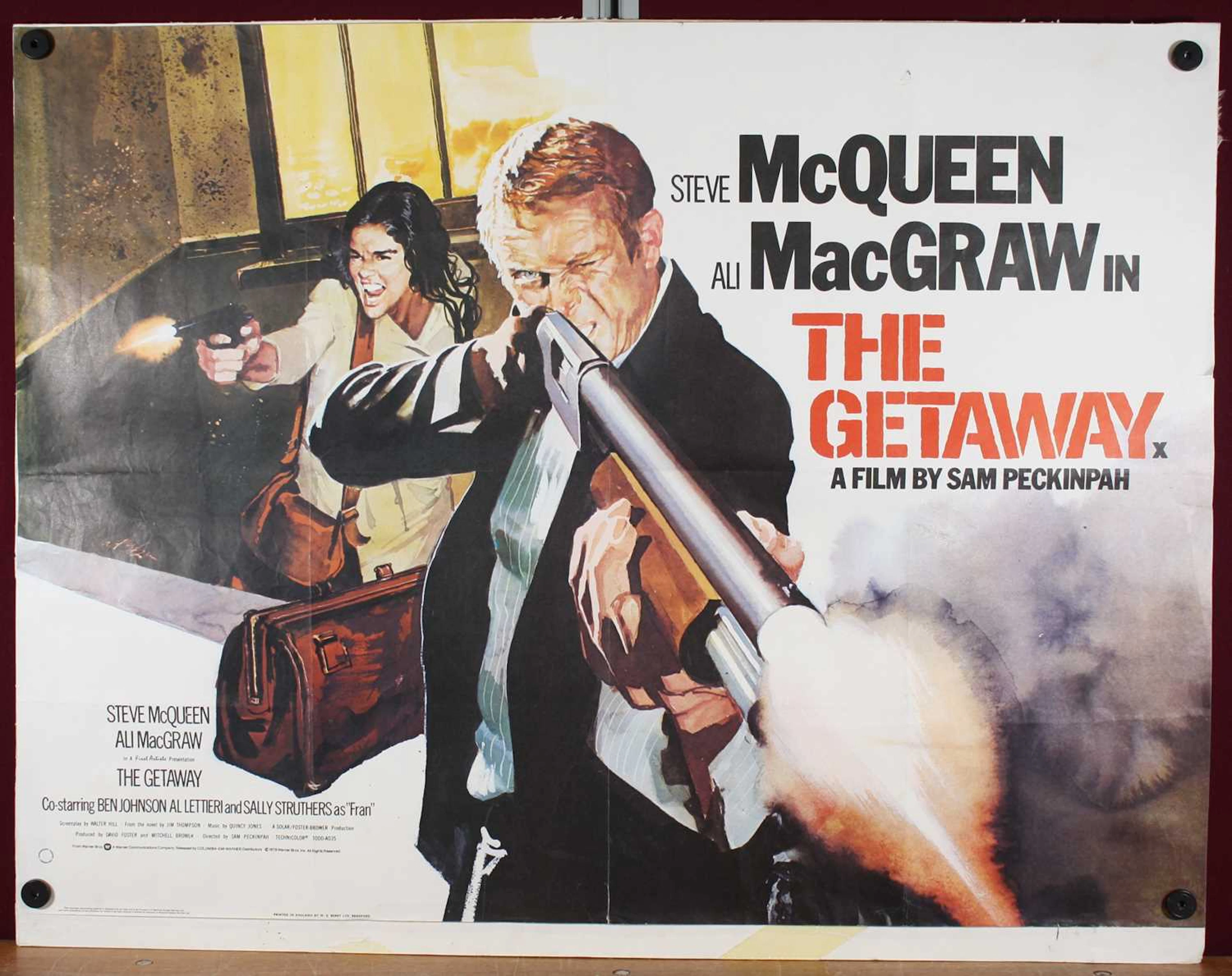 The Getaway, 1979 re-release, artwork by Arnaldo Putzu