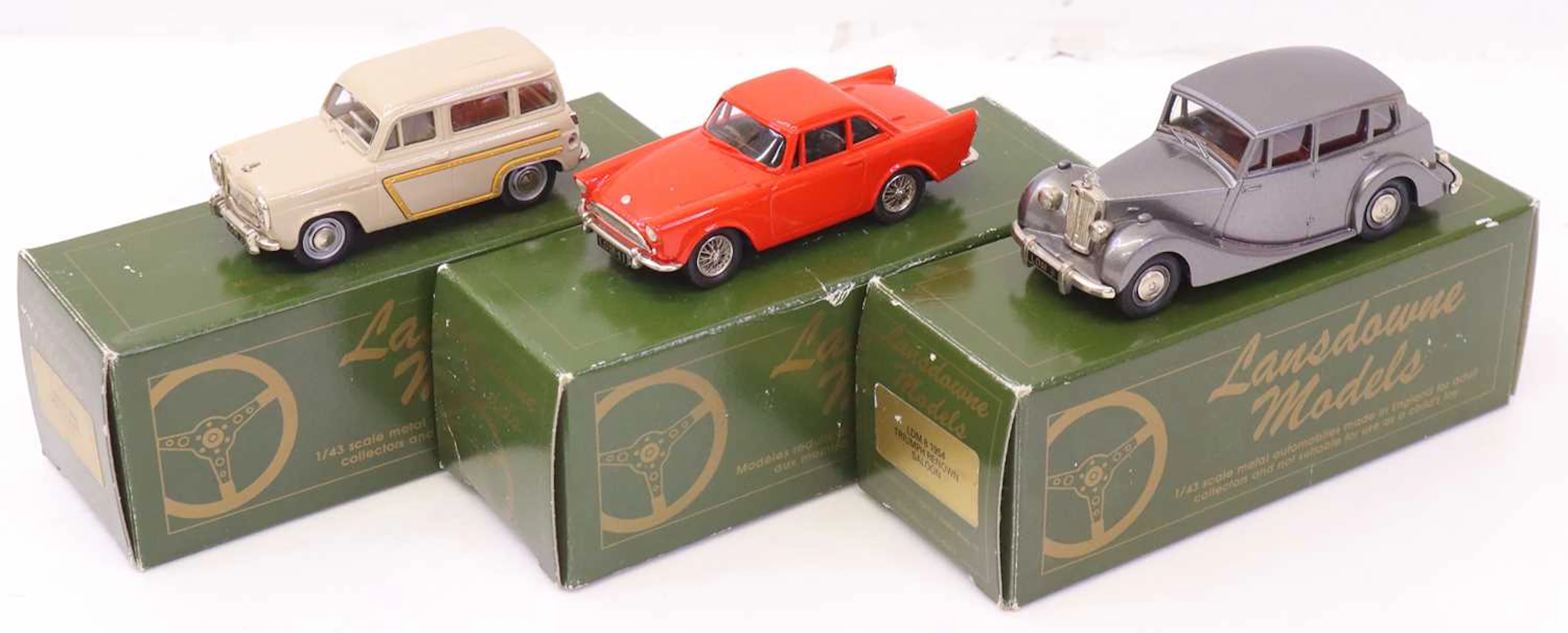 Lot 489 - Lansdowne Models 1/43rd scale white metal
