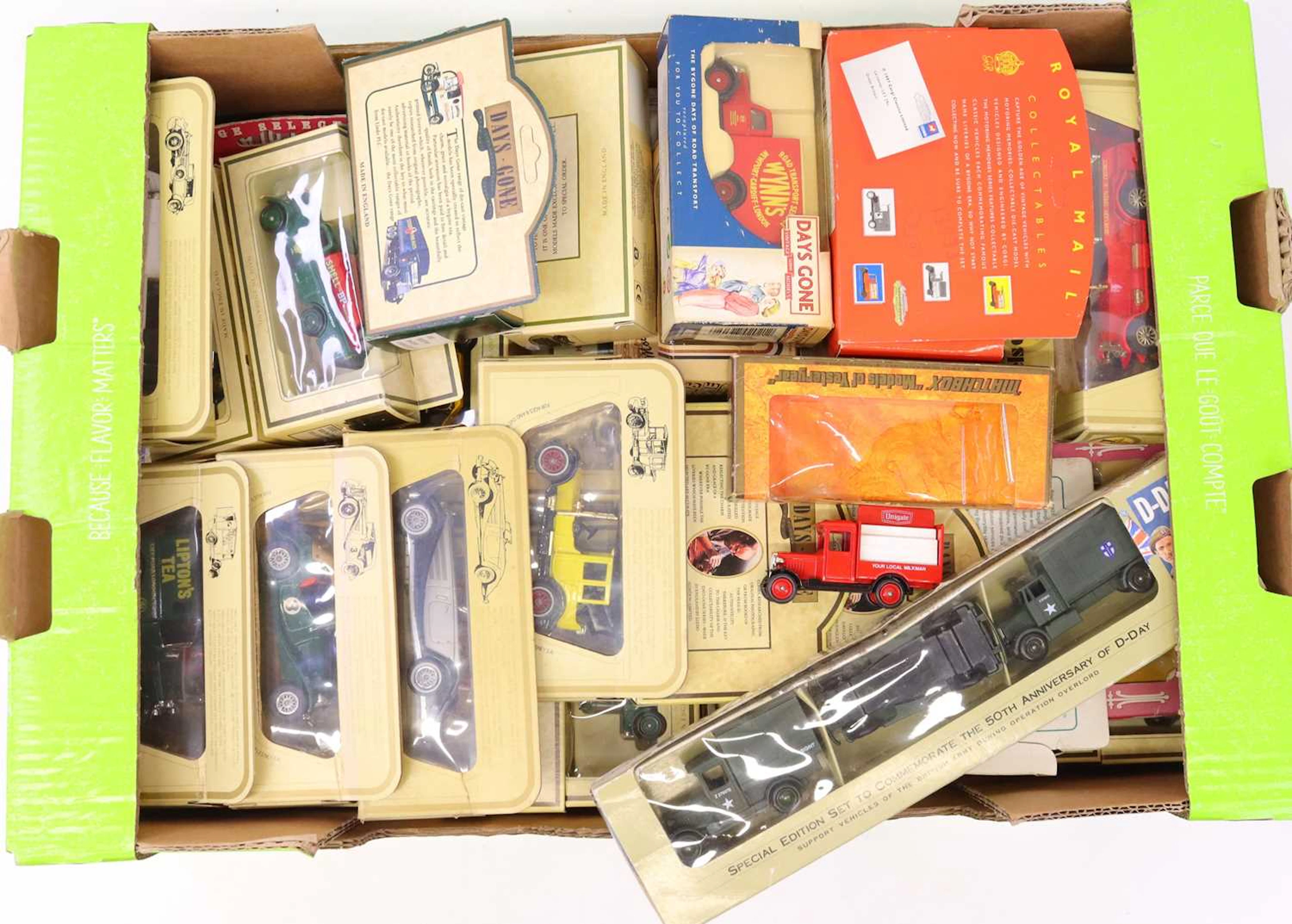 Lot 715 - One tray containing Lledos, Days Gone, and