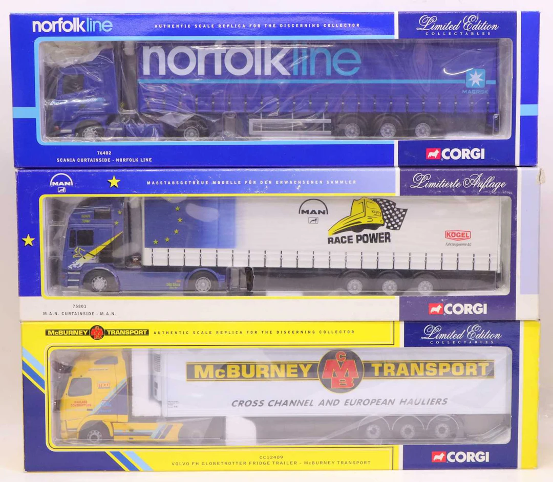 Lot 161 - Three boxed Corgi Hauliers of Renown 1/50