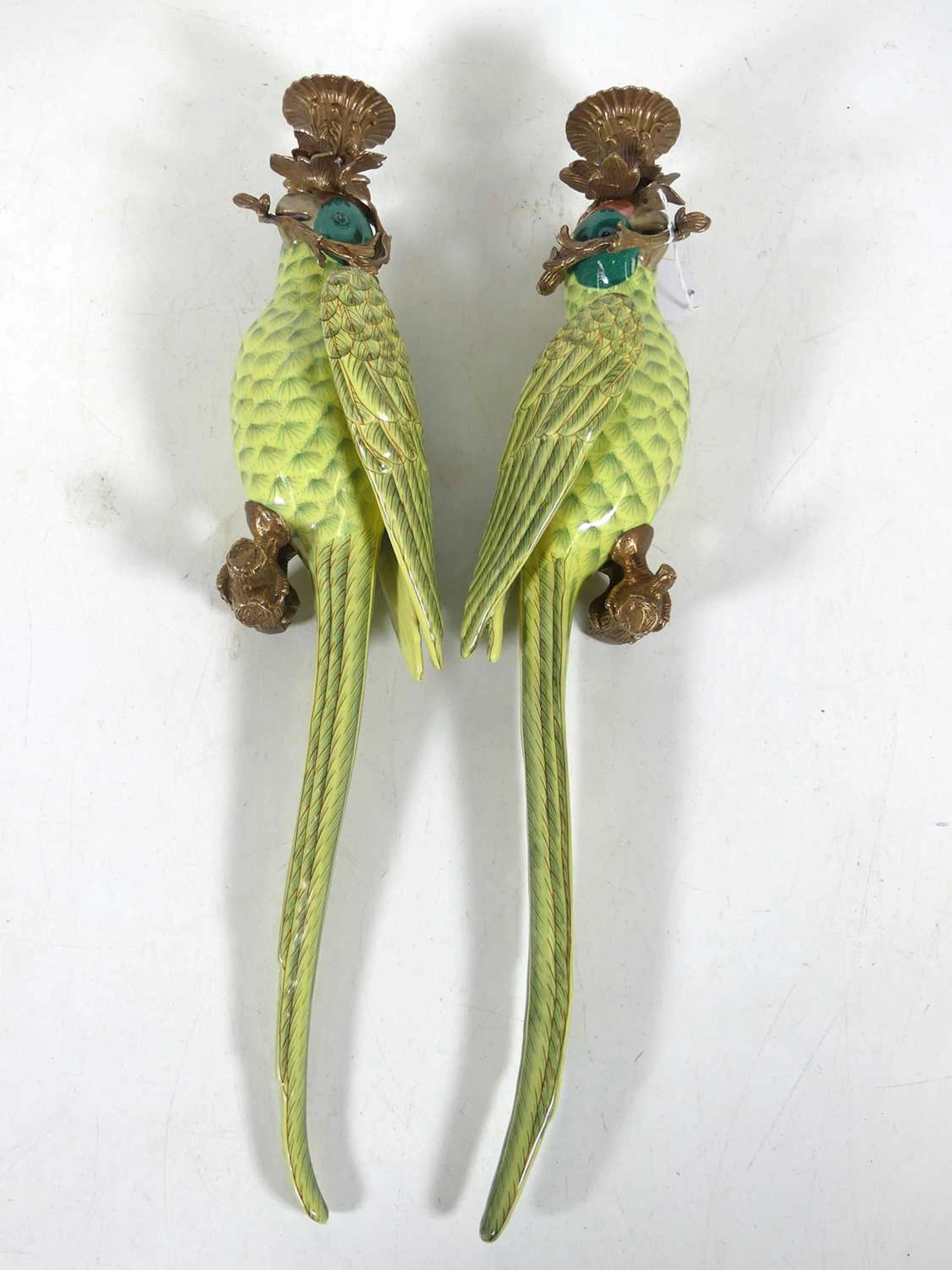 Lot 153 - A pair of contemporary continental porcelain