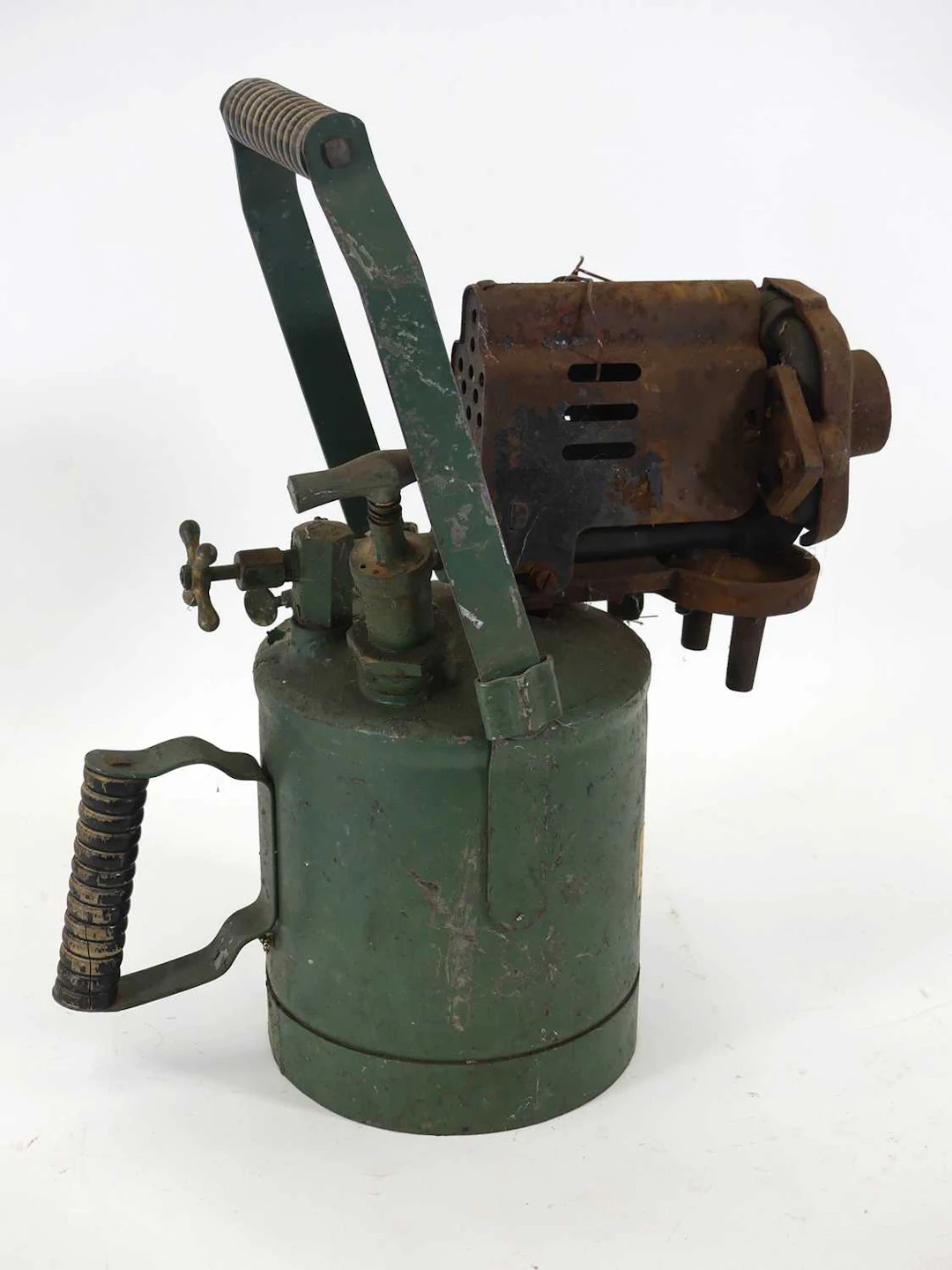 Lot 1140 - A WW II period British Army tank blowtorch.