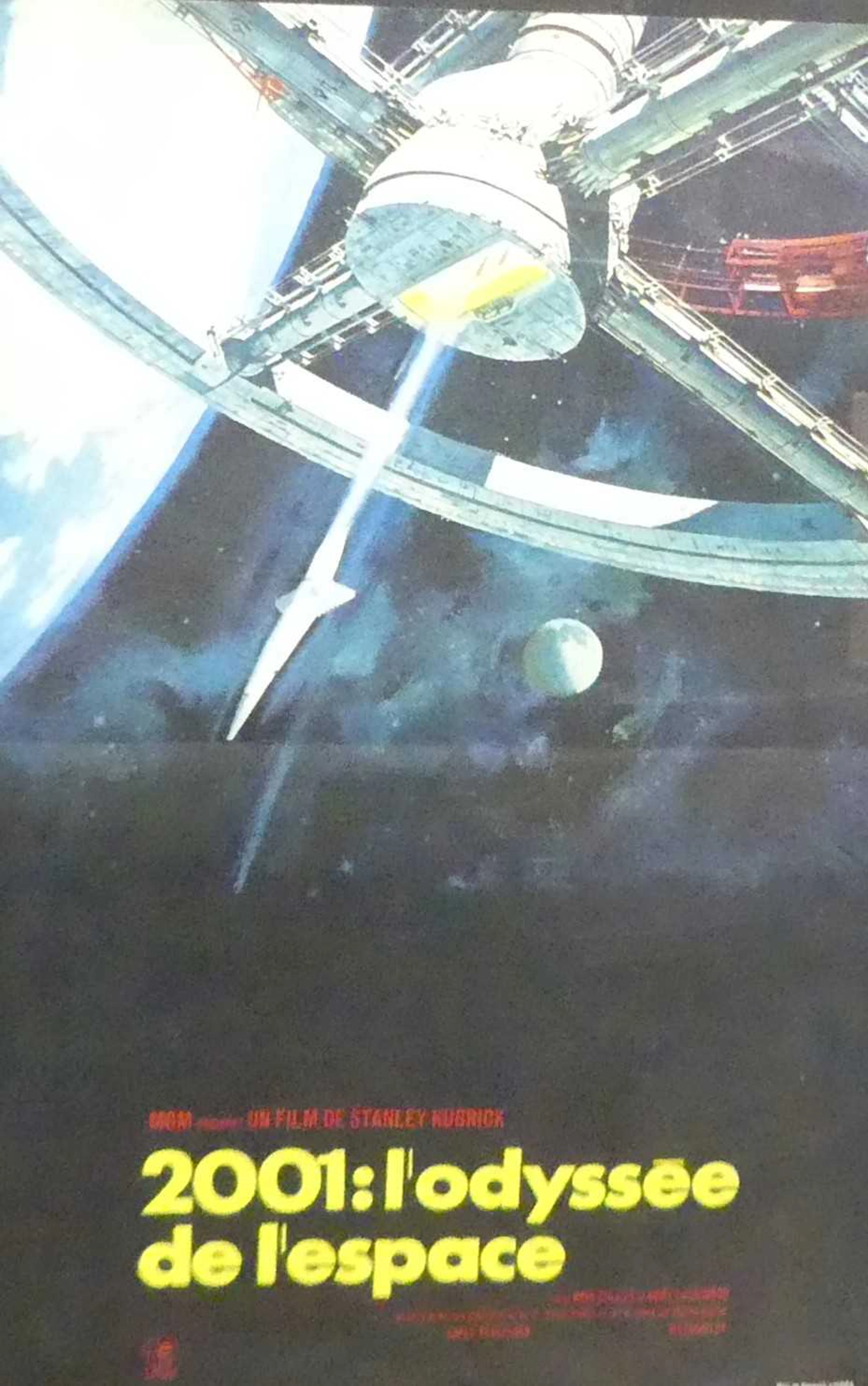 Lot 1077 - 20th century Russian space poster, and one