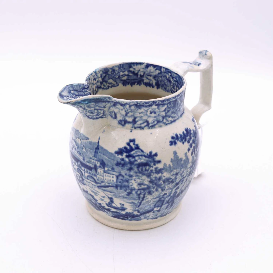 Lot 120 - A Swansea porcelain blue and white printed