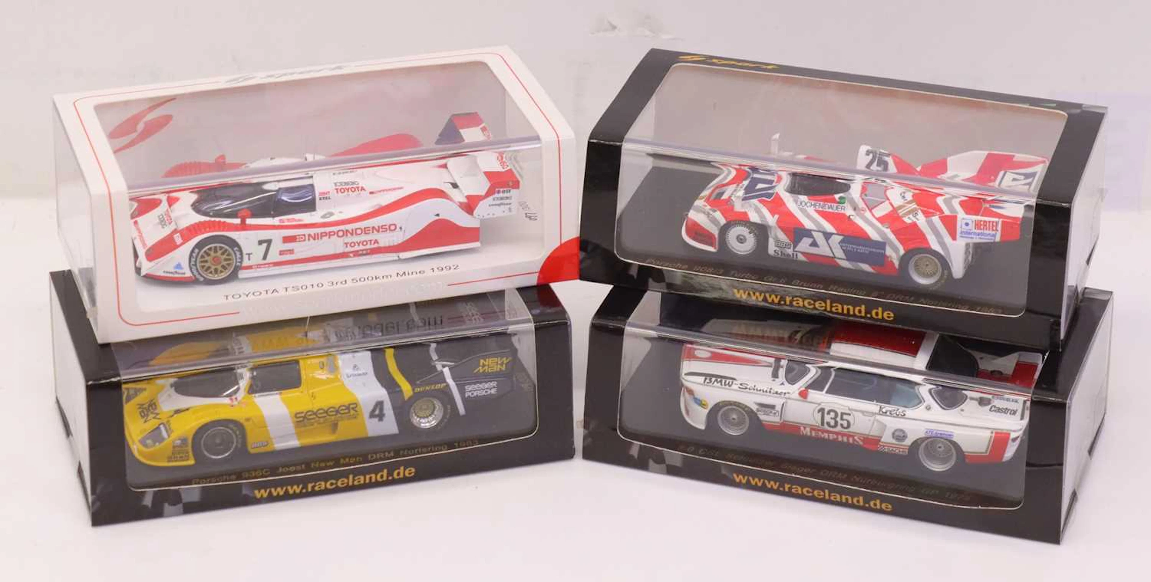 Lot 192 - Spark Models 1/43 scale group of 4 racing