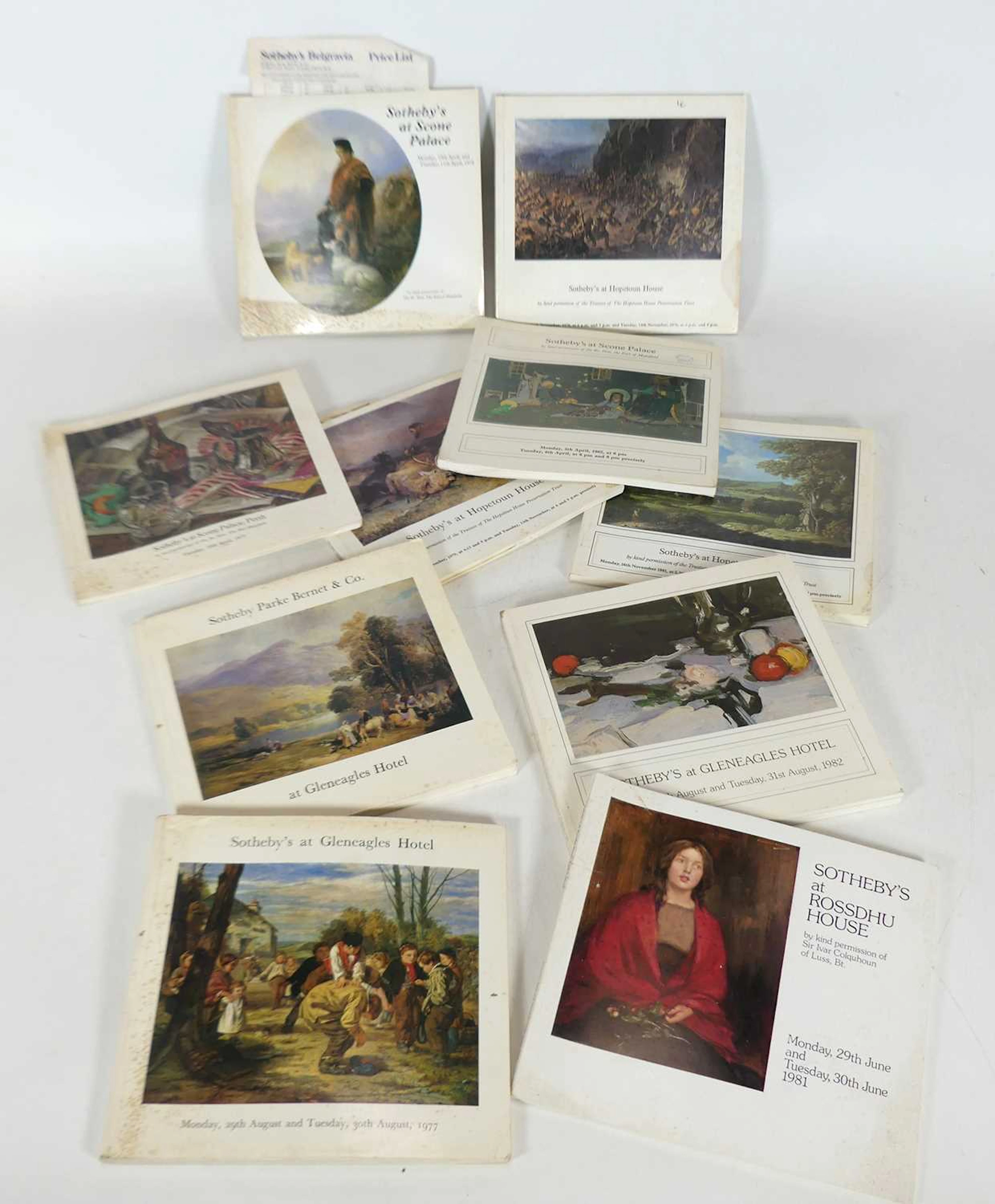 Lot 513 - A collection of Sotheby's auction catalogues