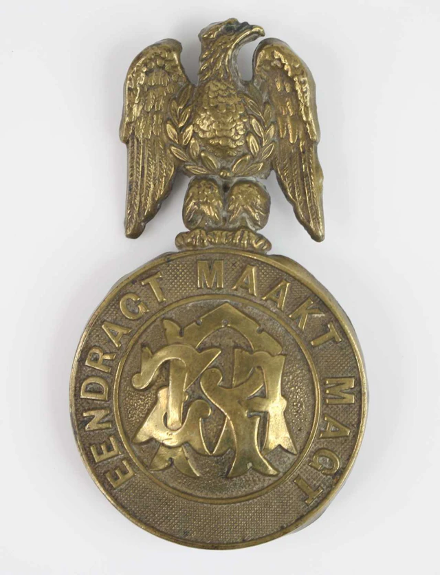 Lot 1262 - A South African Boer War ZAR brass Police