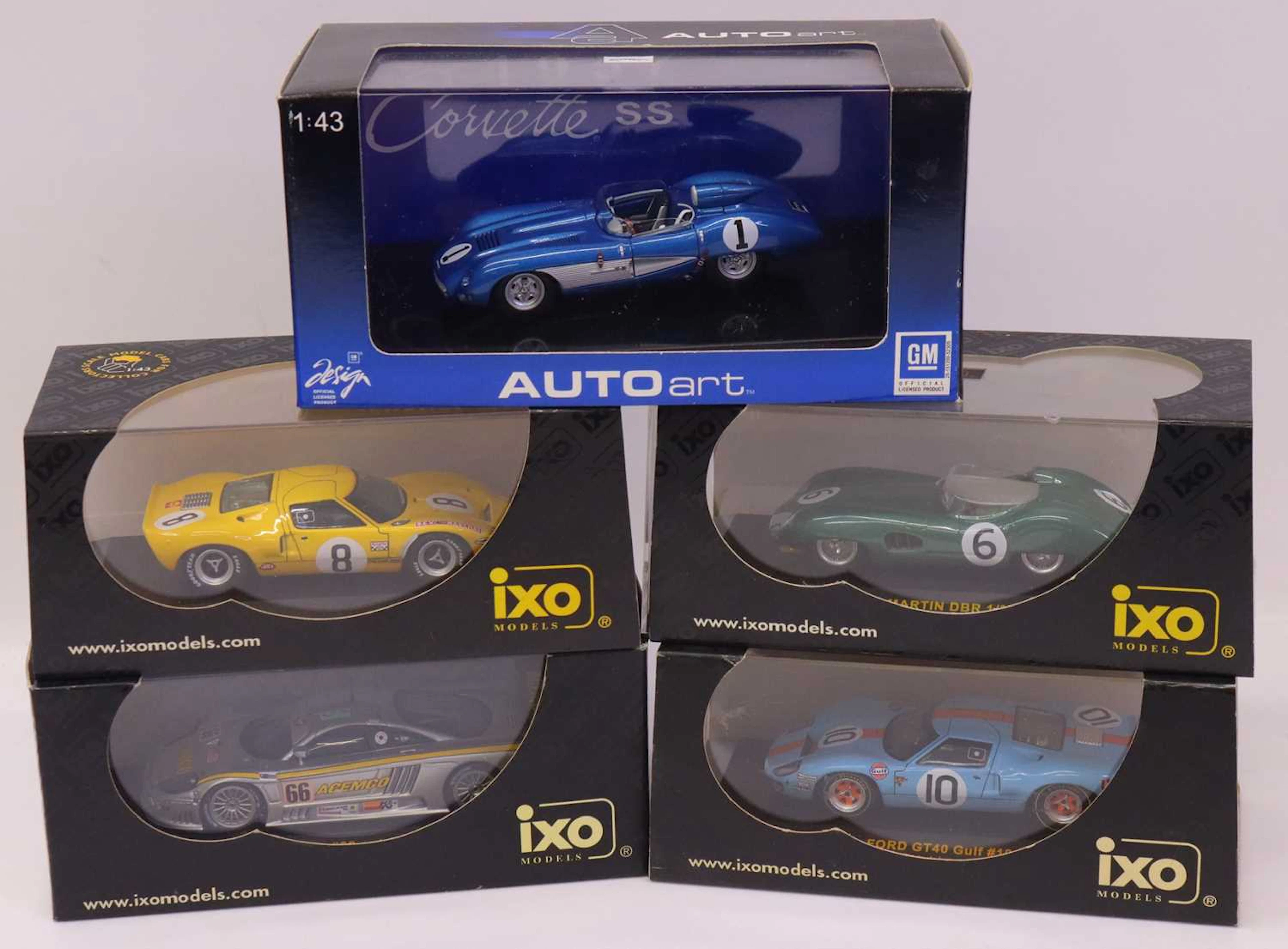 Lot 532 - IXo Models 1/43 scale group of 4 racing