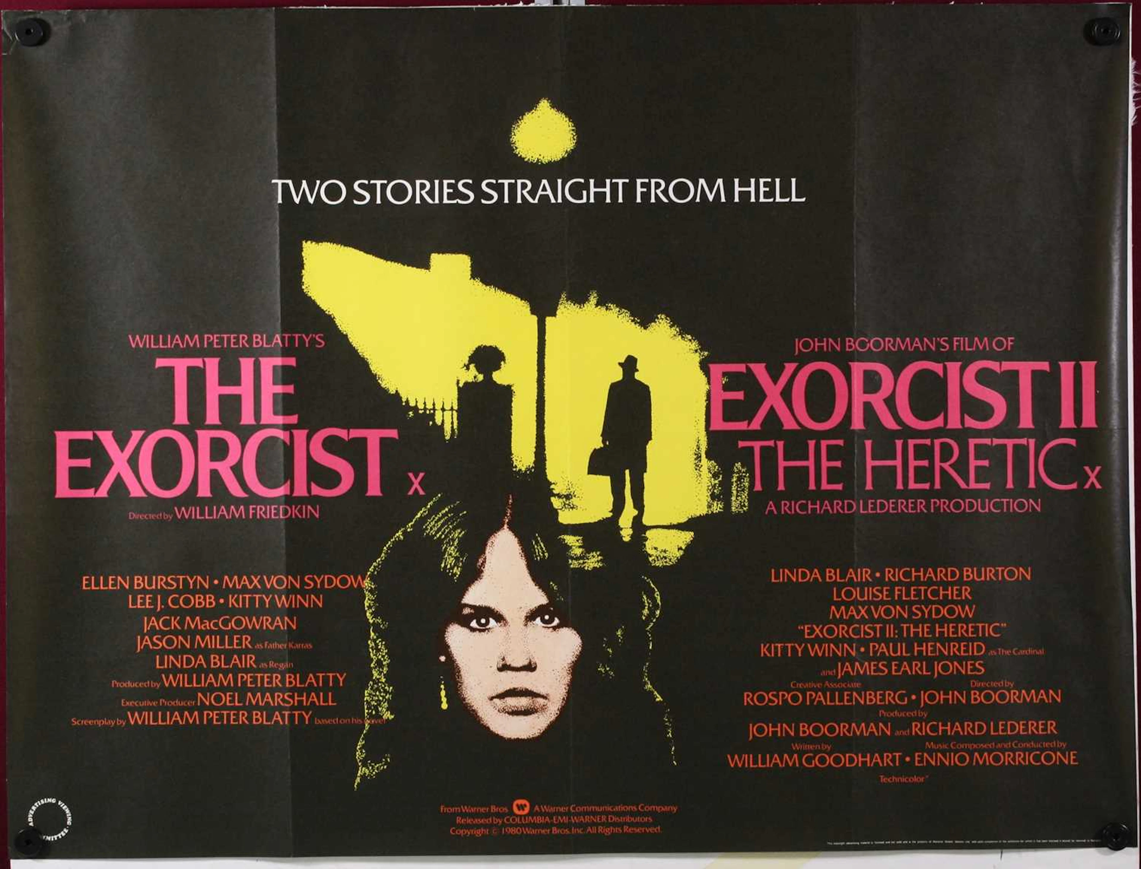 Lot 1036 - The Exorcist/The Exorcist II, The Heretic