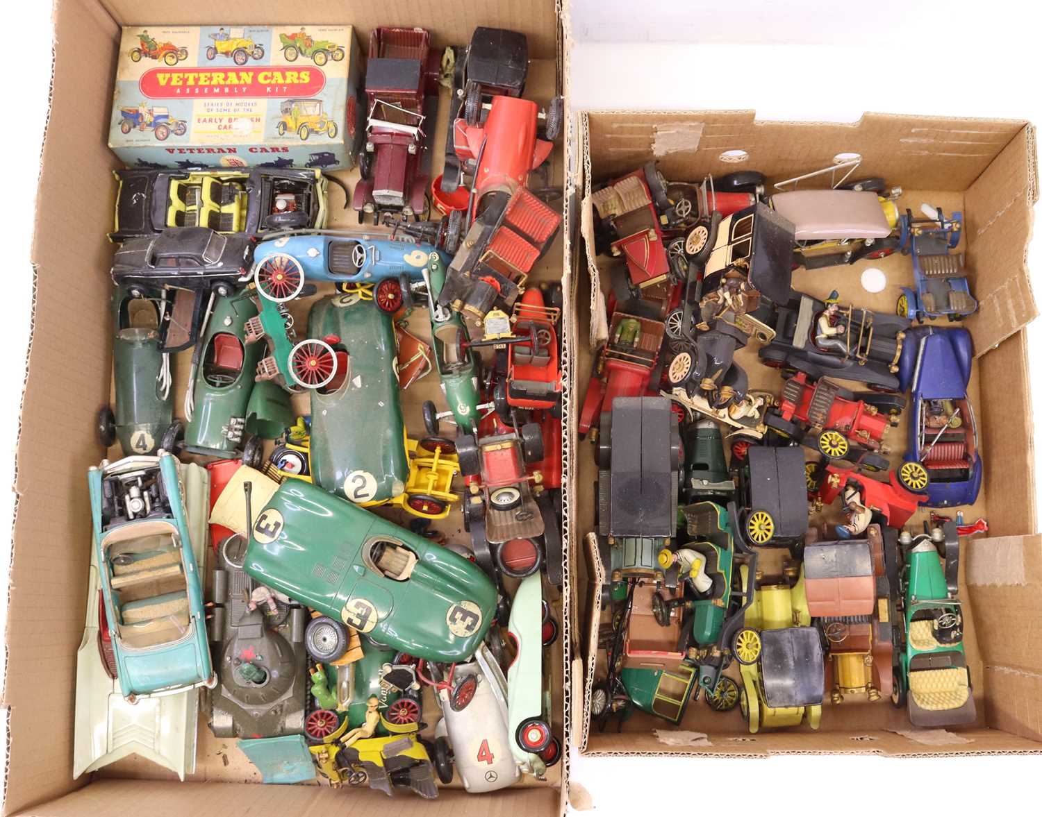 Lot 33 - 2 boxes containing loose kit built and
