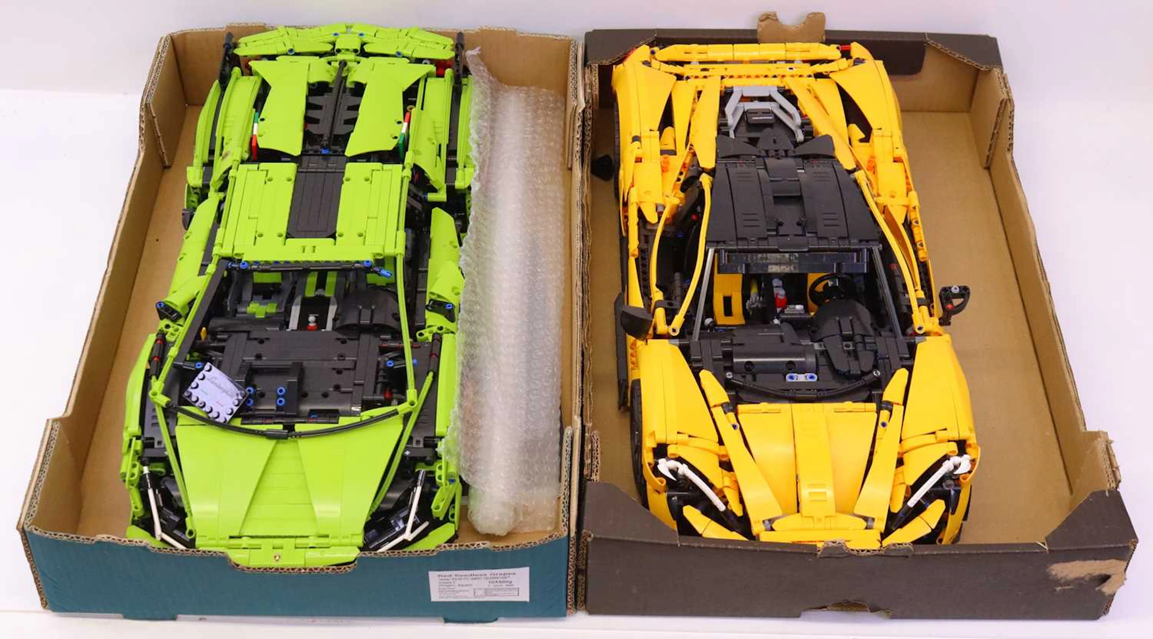 Lot 574 - Lego Technic group of 2 large-scale built