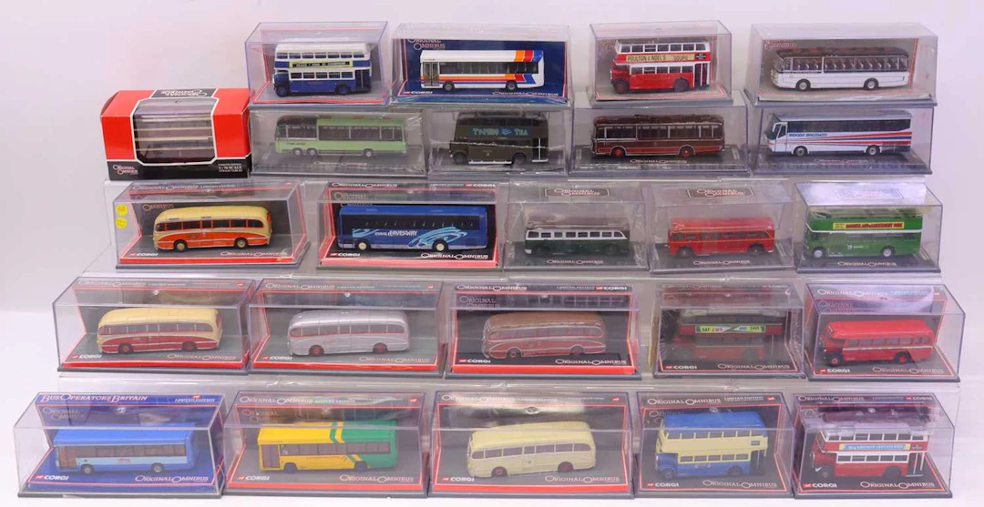 Lot 248 - 24 boxed Corgi Original Omnibus 1/76th scale