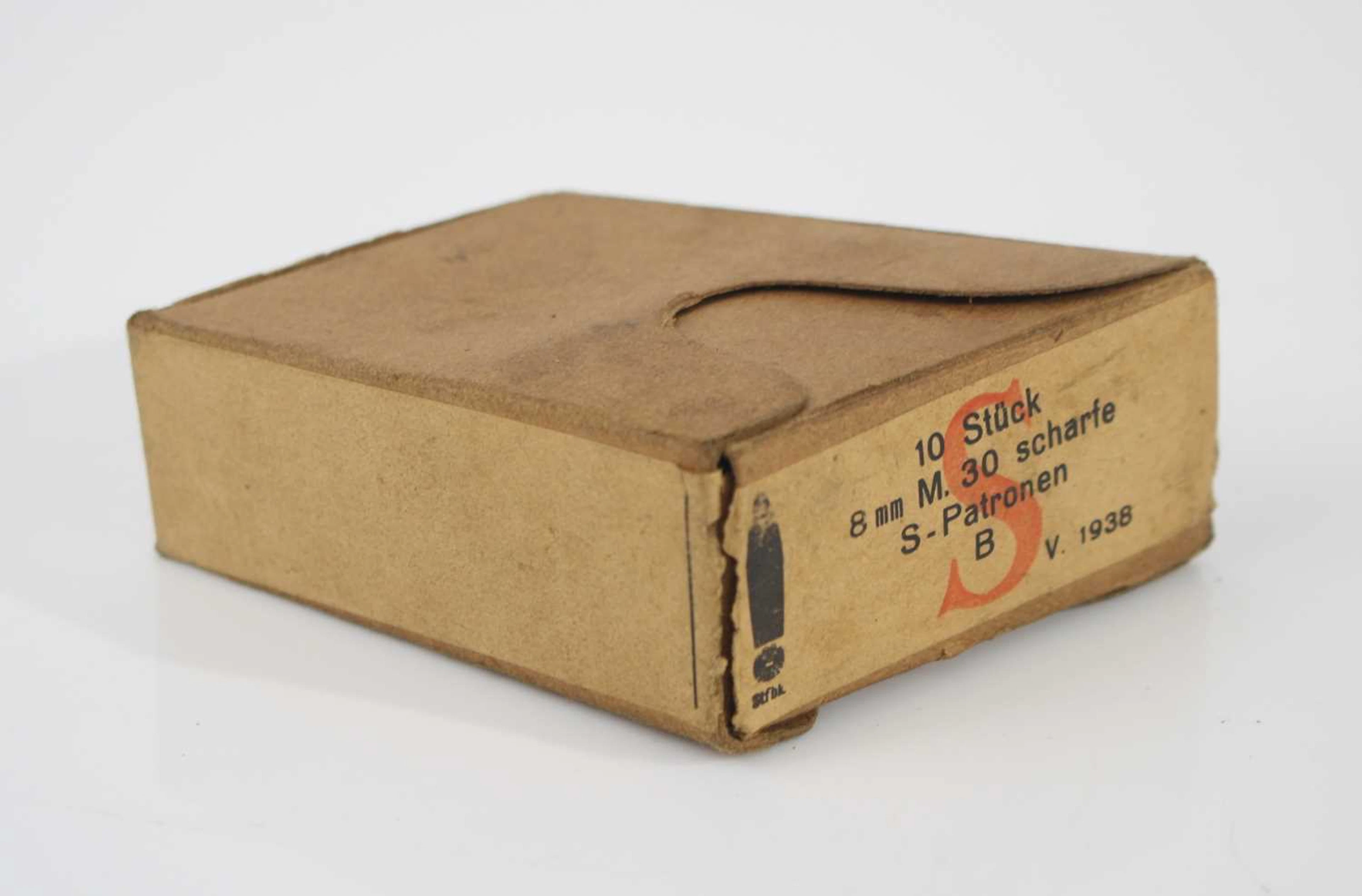 Lot 1215 - A collection of ten inert WW II 8mm rounds