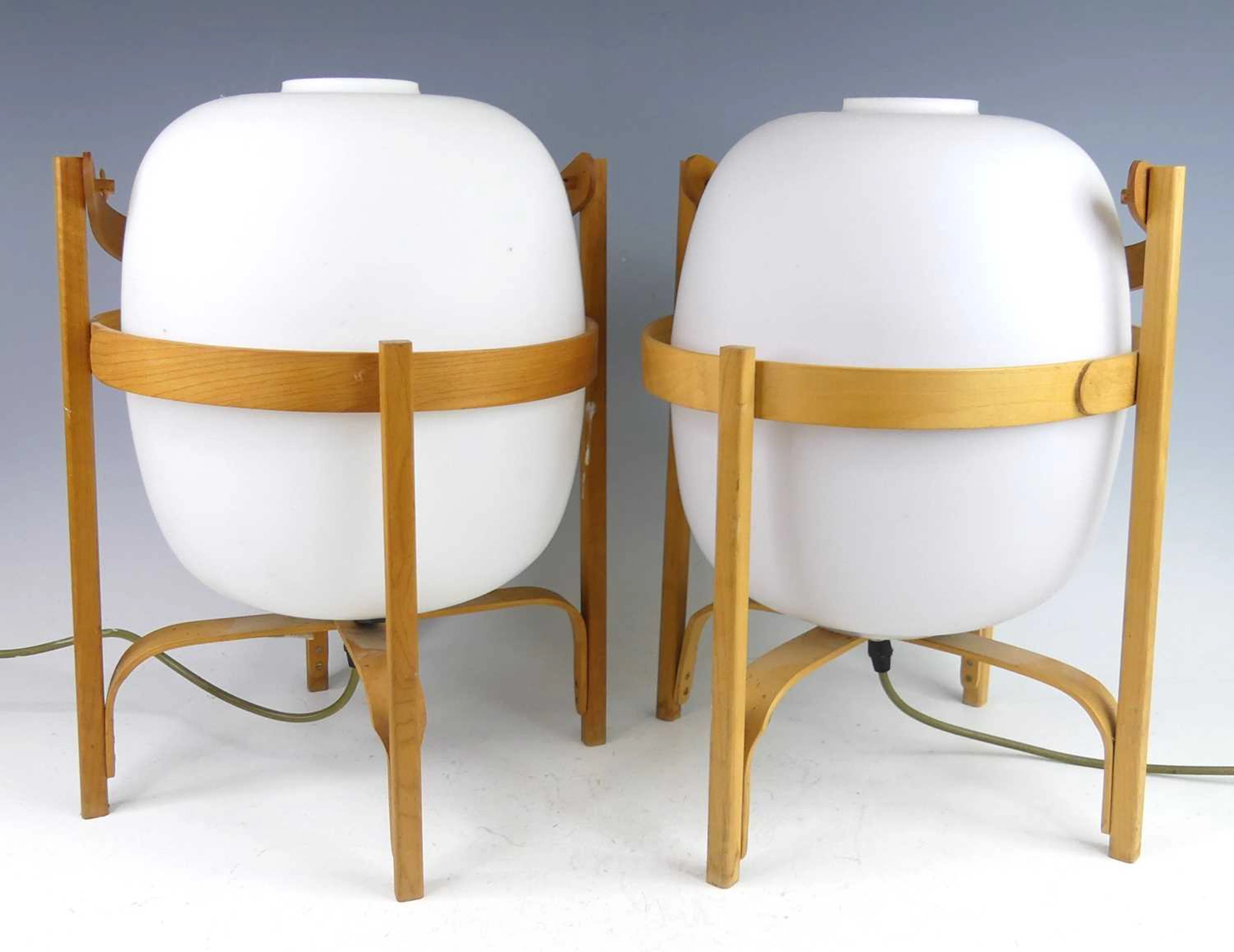 Lot 208 - Santa & Cole - a pair of 'Cesta' table lamps