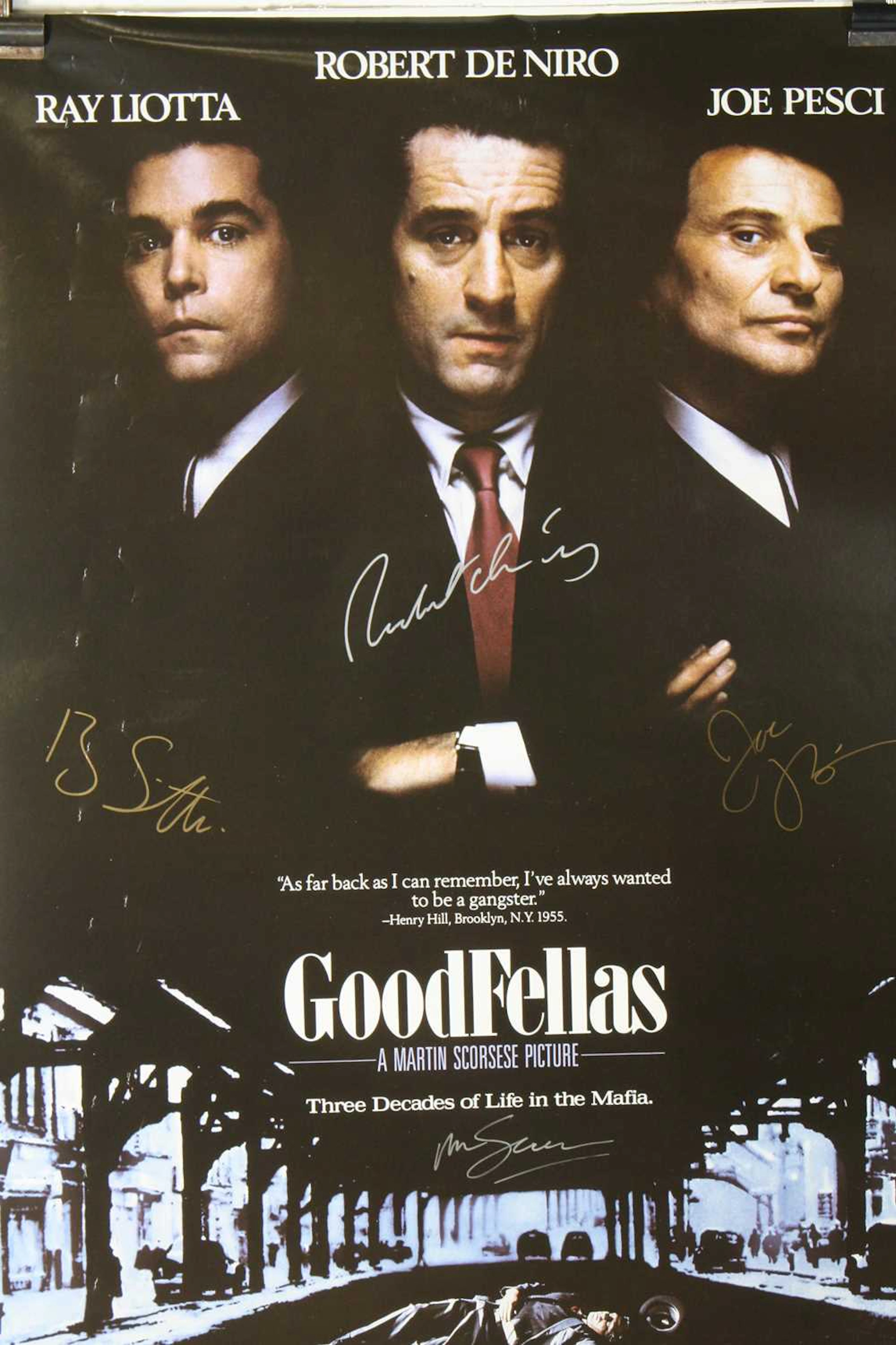 Lot 474 - Goodfellas, 1990 one sheet film poster for