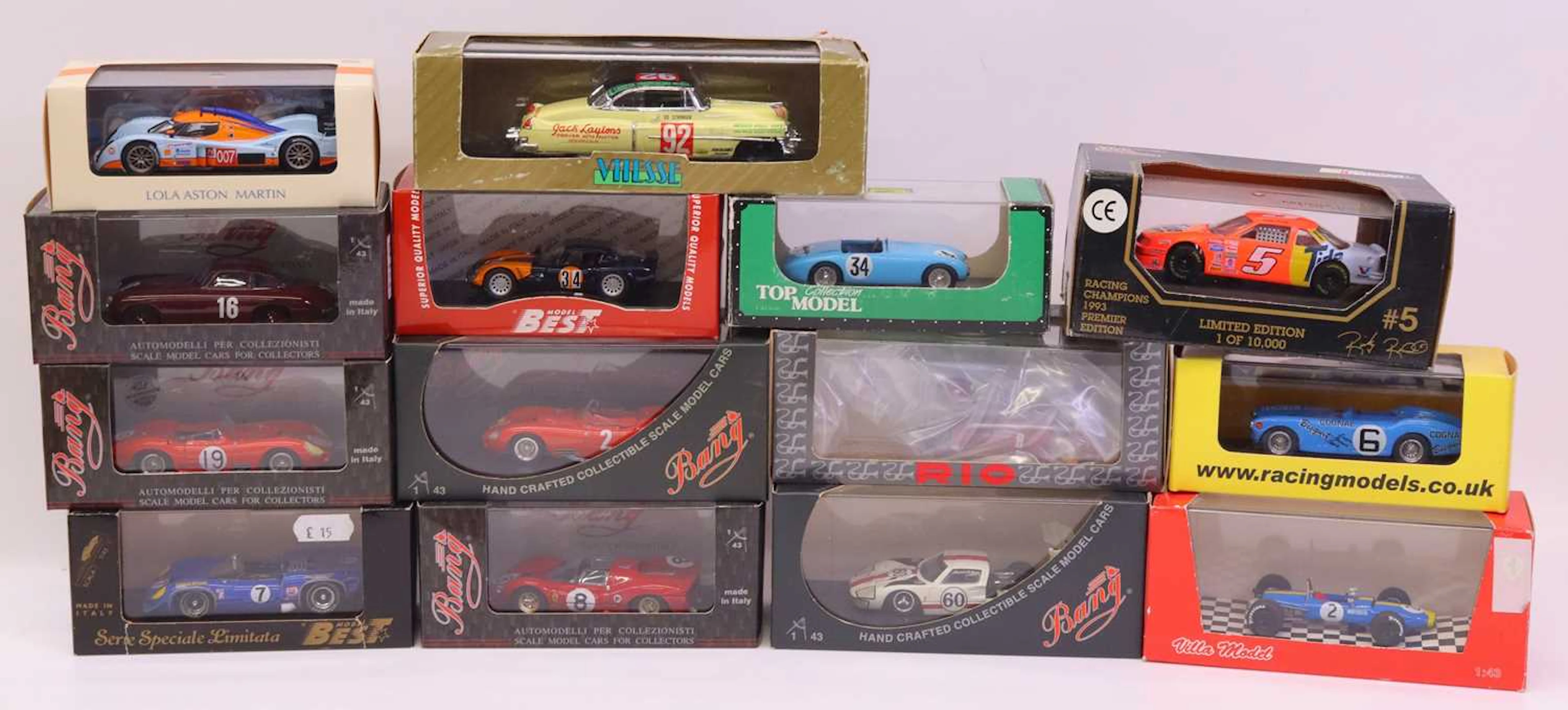 Lot 527 - tray containing a collection of 1/43 scale