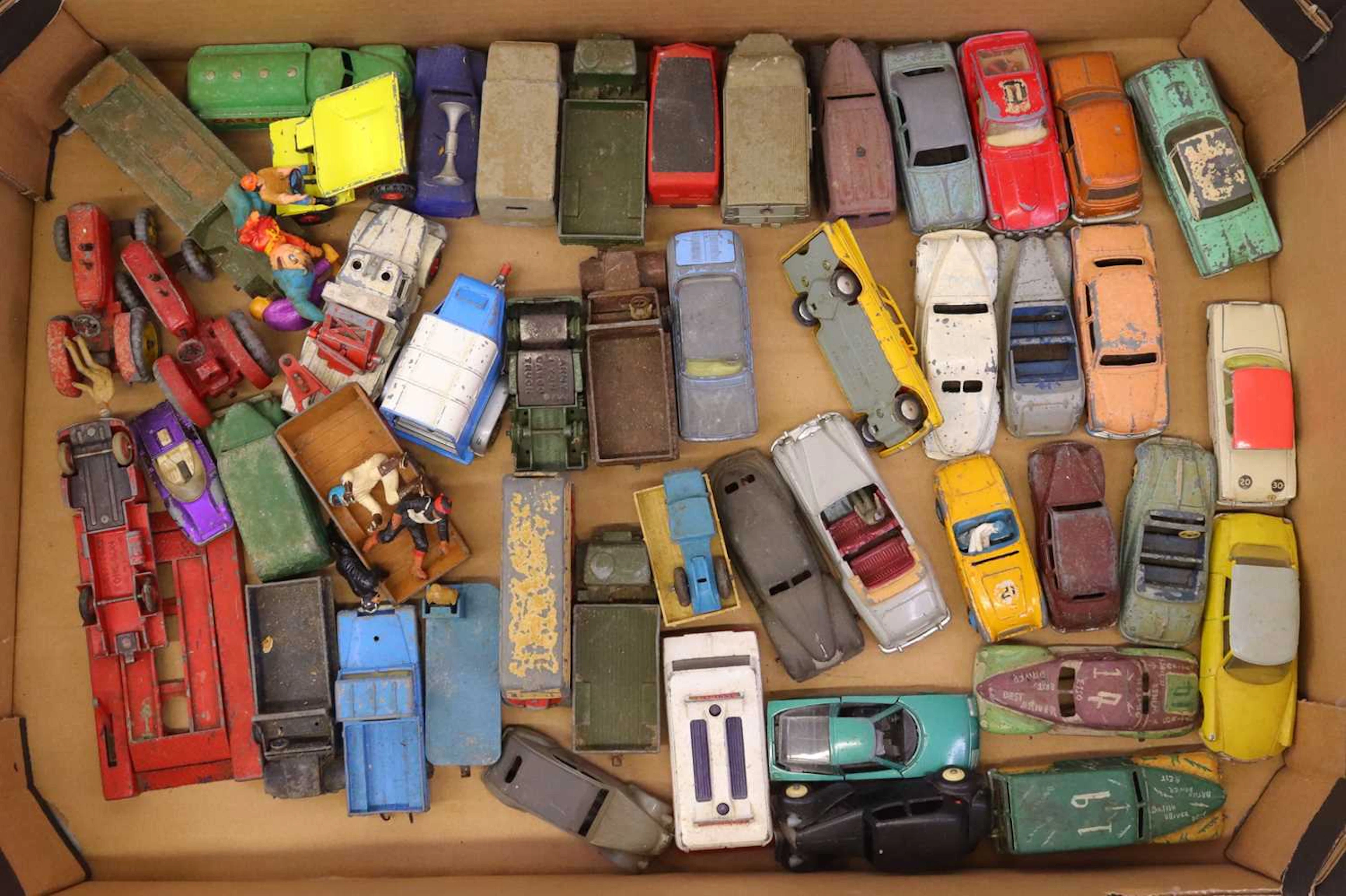 Lot 126 - One tray of mixed play worn and repainted