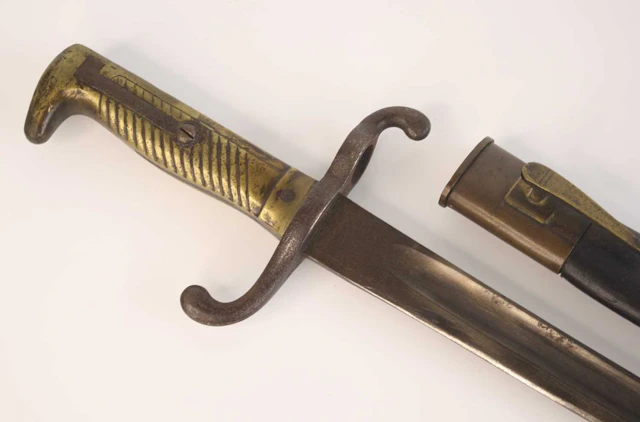 Lot 1087 - An Imperial German 1871 pattern bayonet