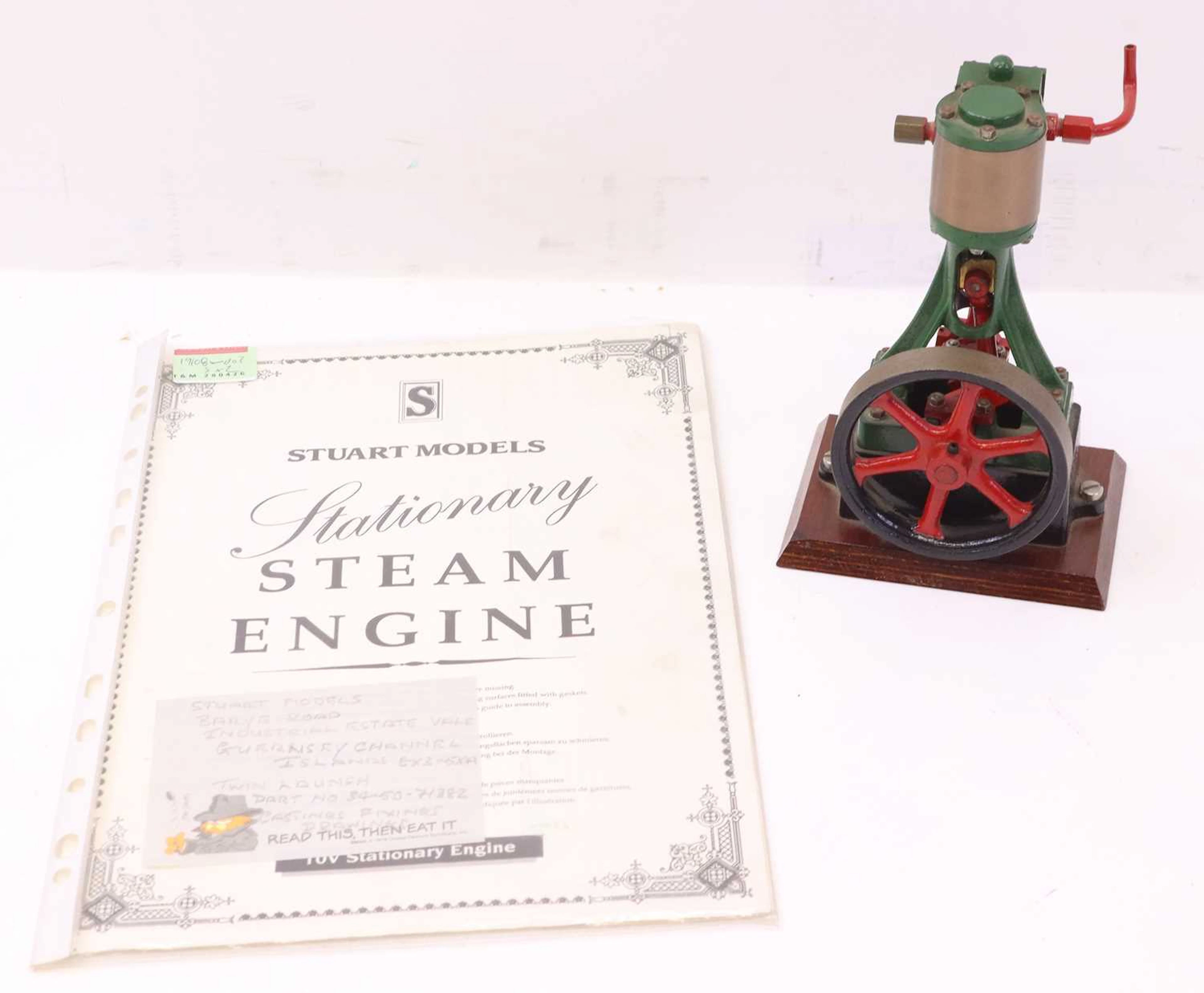 Lot 3 - Stuart Turner Stationery single cylinder 10V