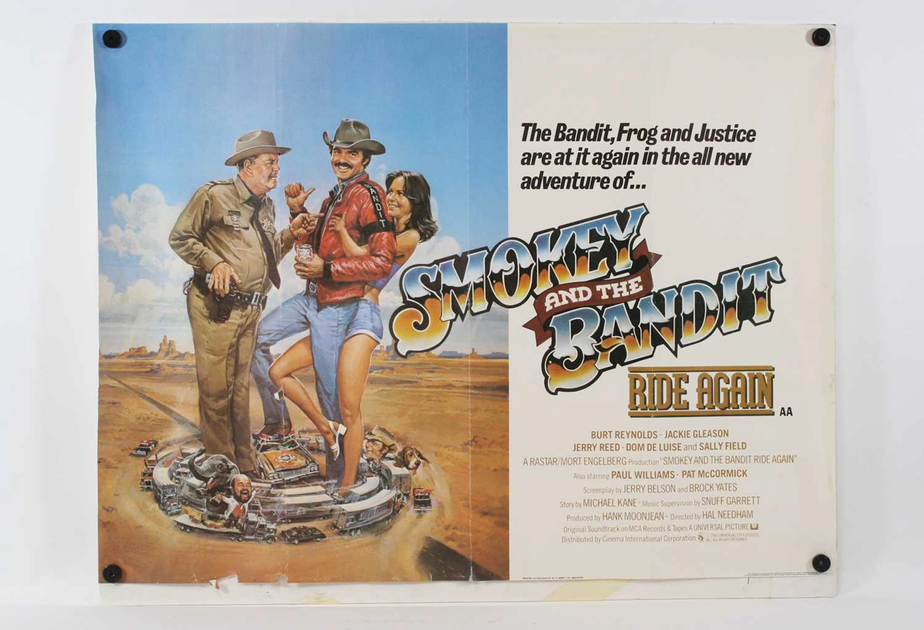 Lot 1050 - Smokey & The Bandit Ride Again, 1980, UK