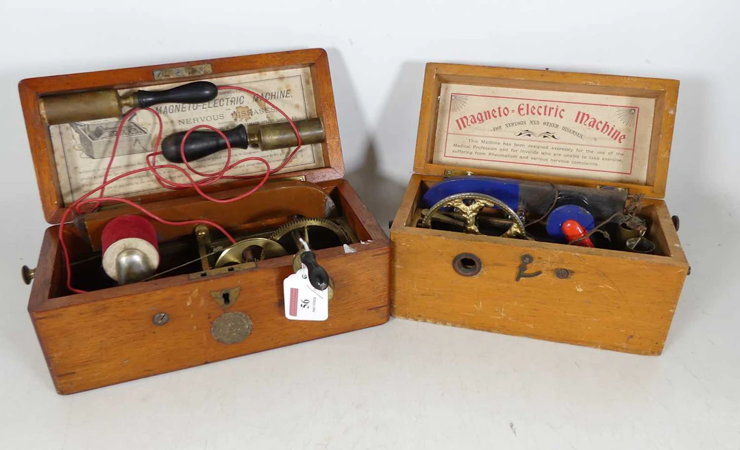 Lot 56 - An early 20th century magneto-electric