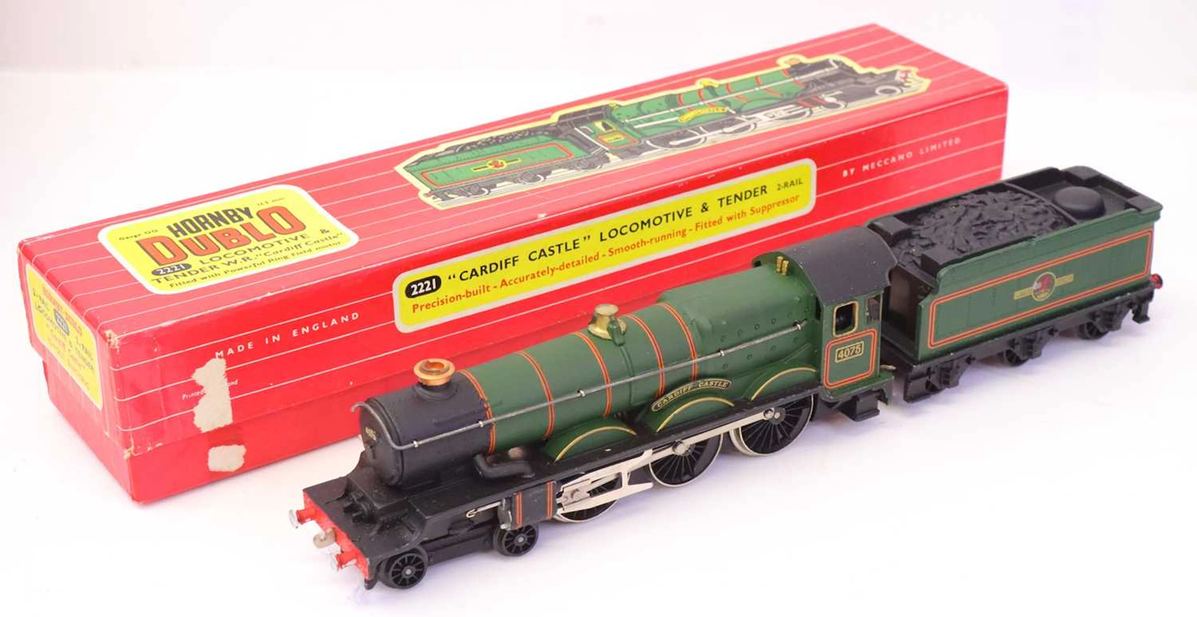 Lot 360 - 2221 Hornby-Dublo 2-rail 4-6-0 loco & tender