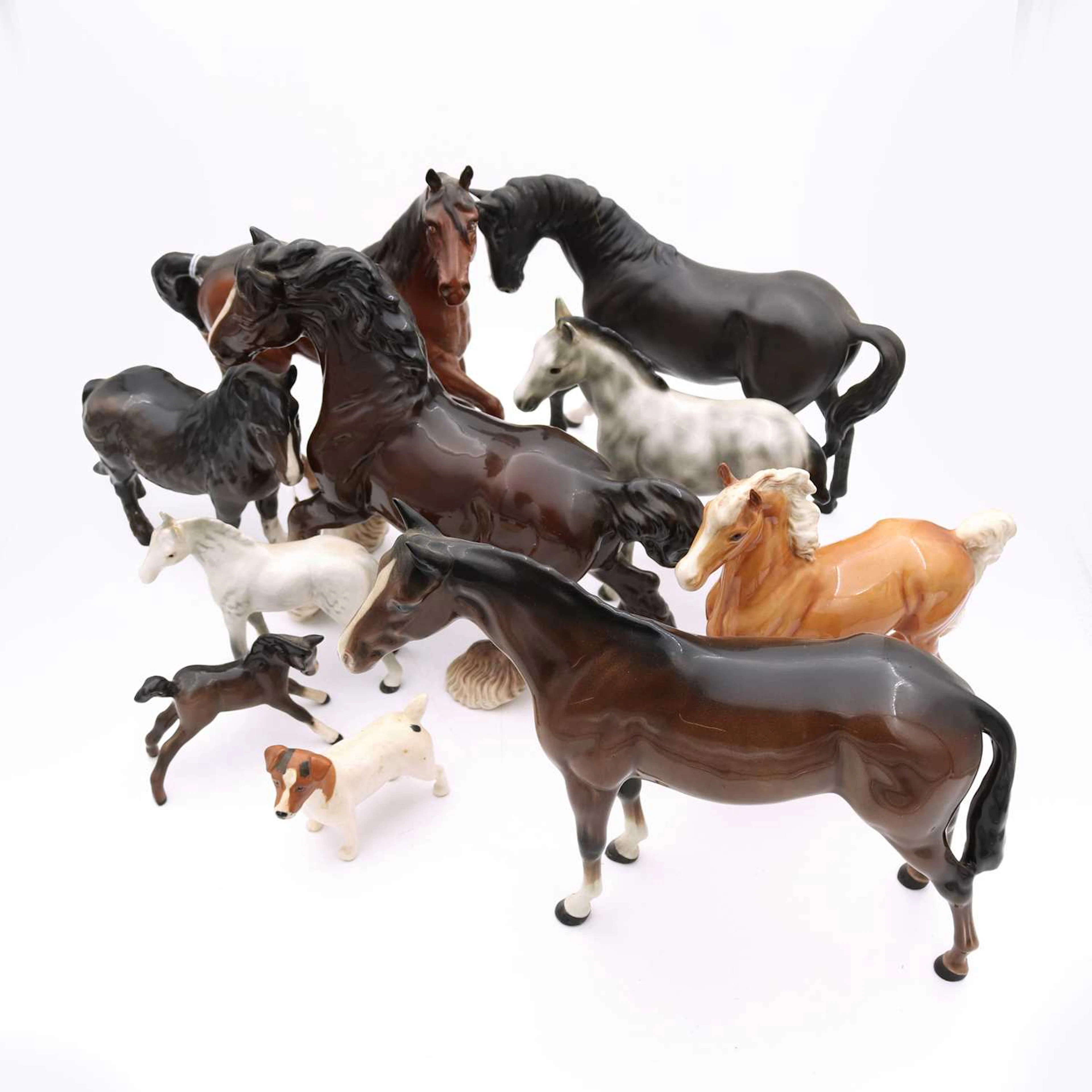 Lot 84 - A collection of Beswick figures, to include