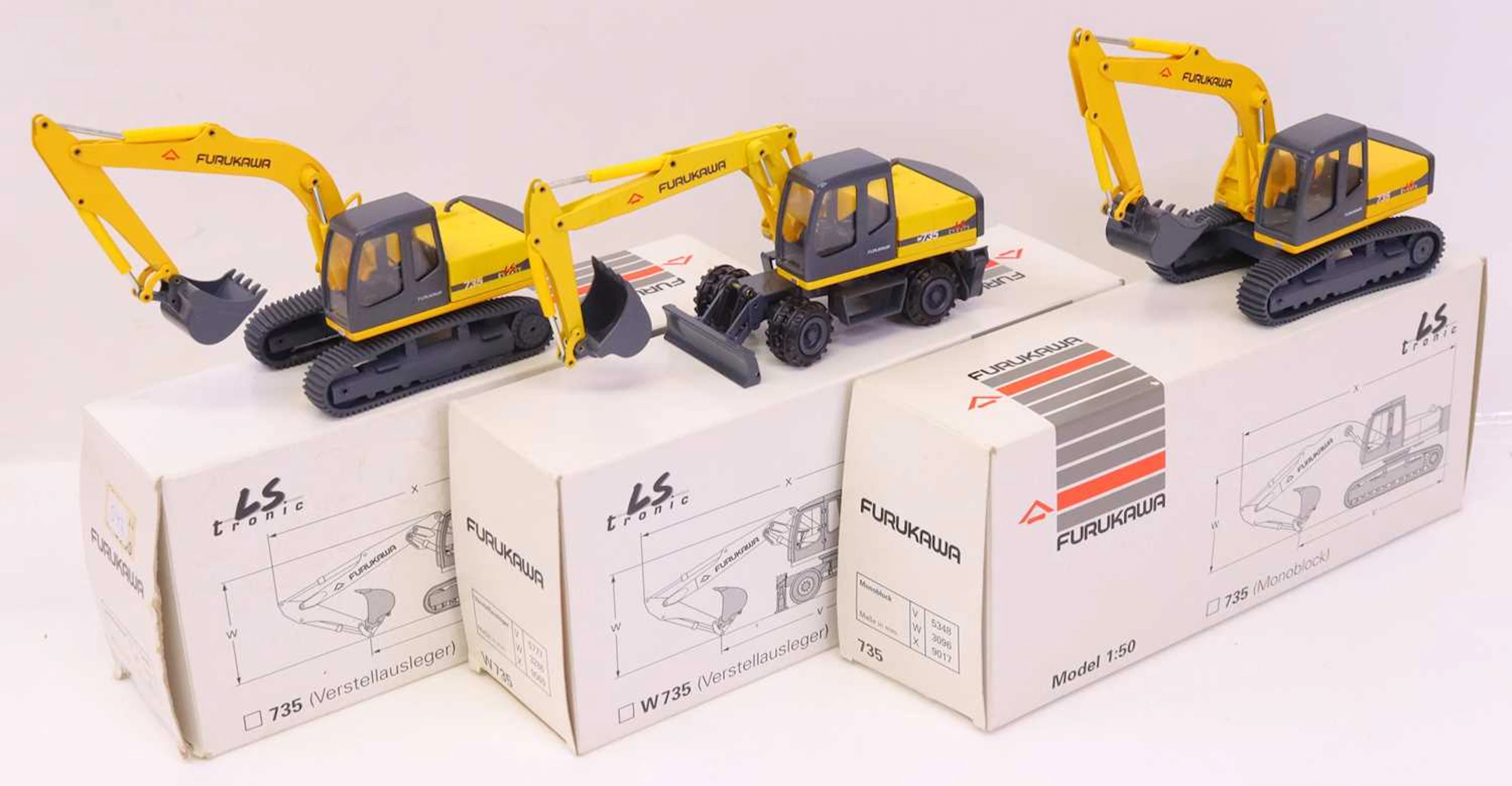 Lot 478 - A collection of Conrad 1/50 scale Furukawa