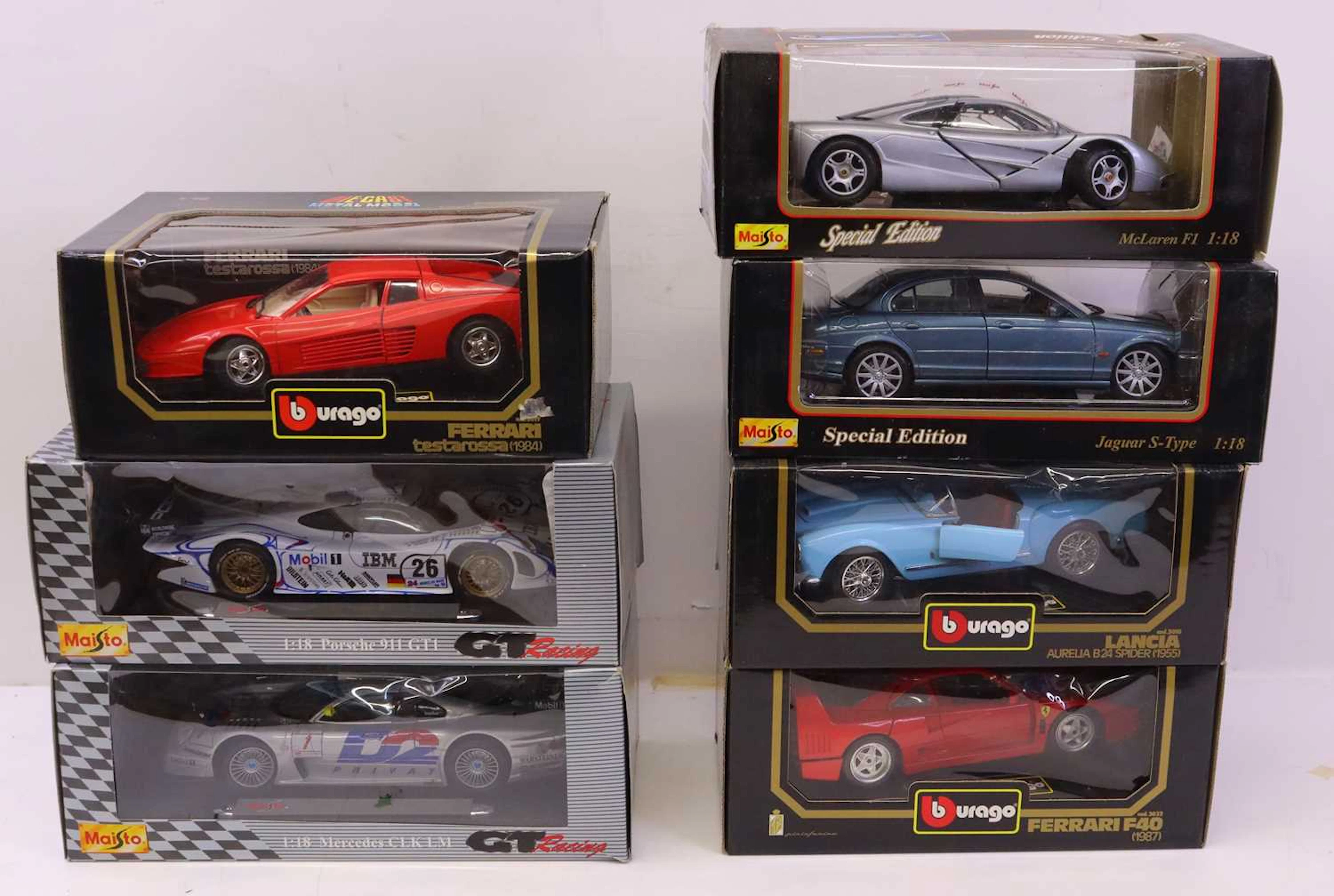 Lot 174 - Maisto, Burago 1/18 scale a collection of