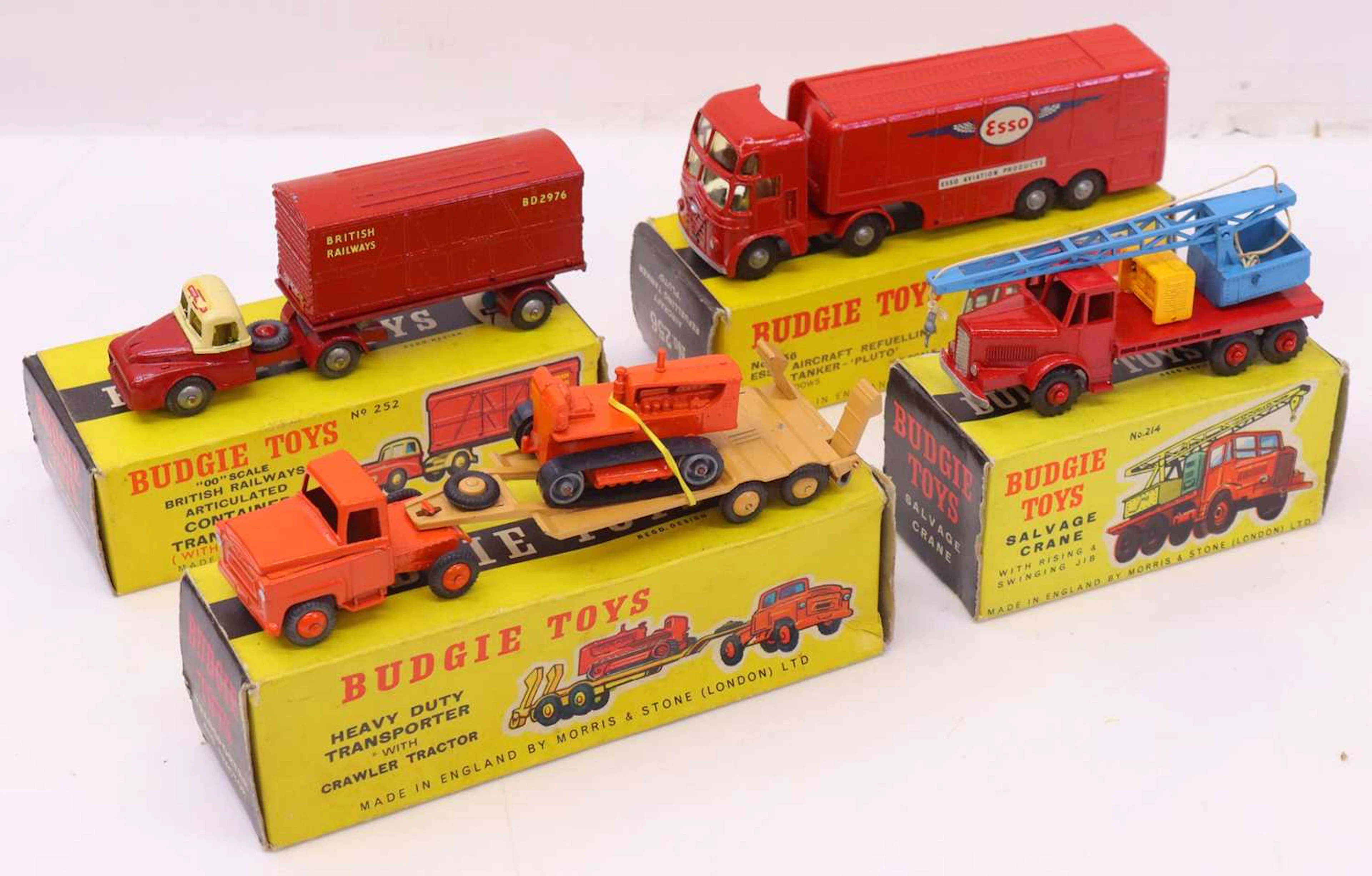 Lot 450 - Four Budgie toys to include a Heavy Duty