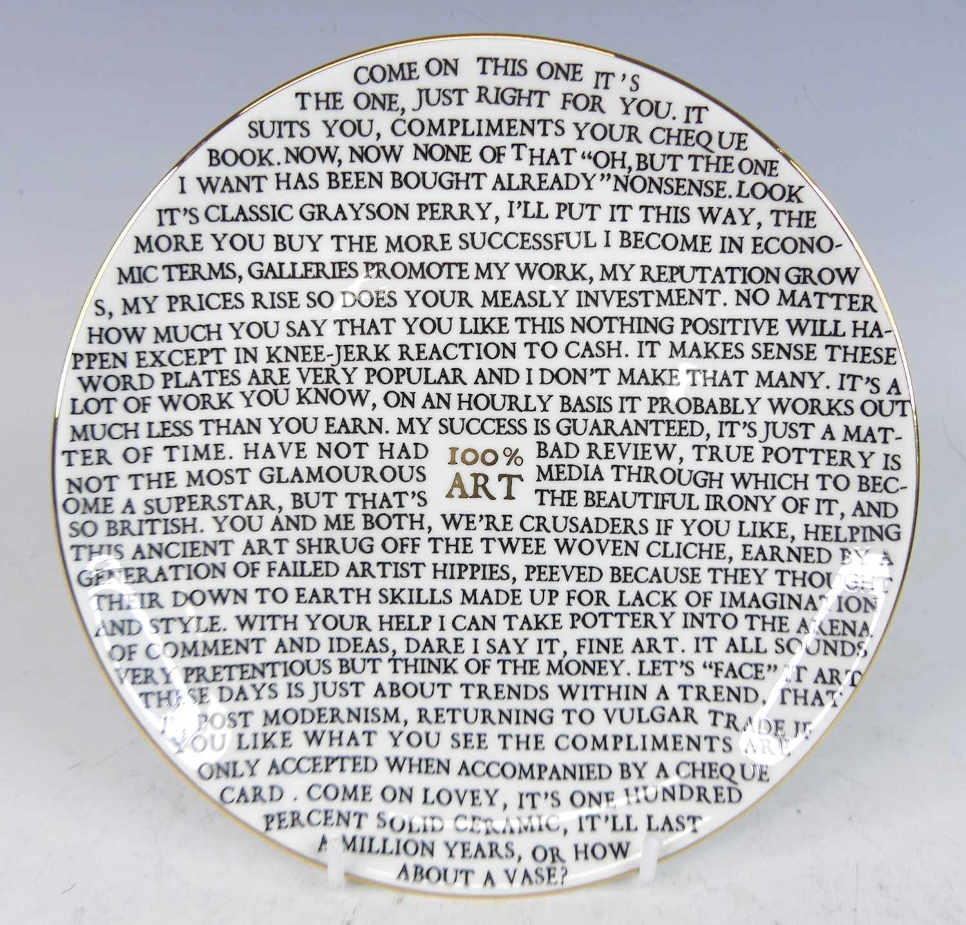 Lot 66 - Grayson Perry (British, b.1960) - 100% Art