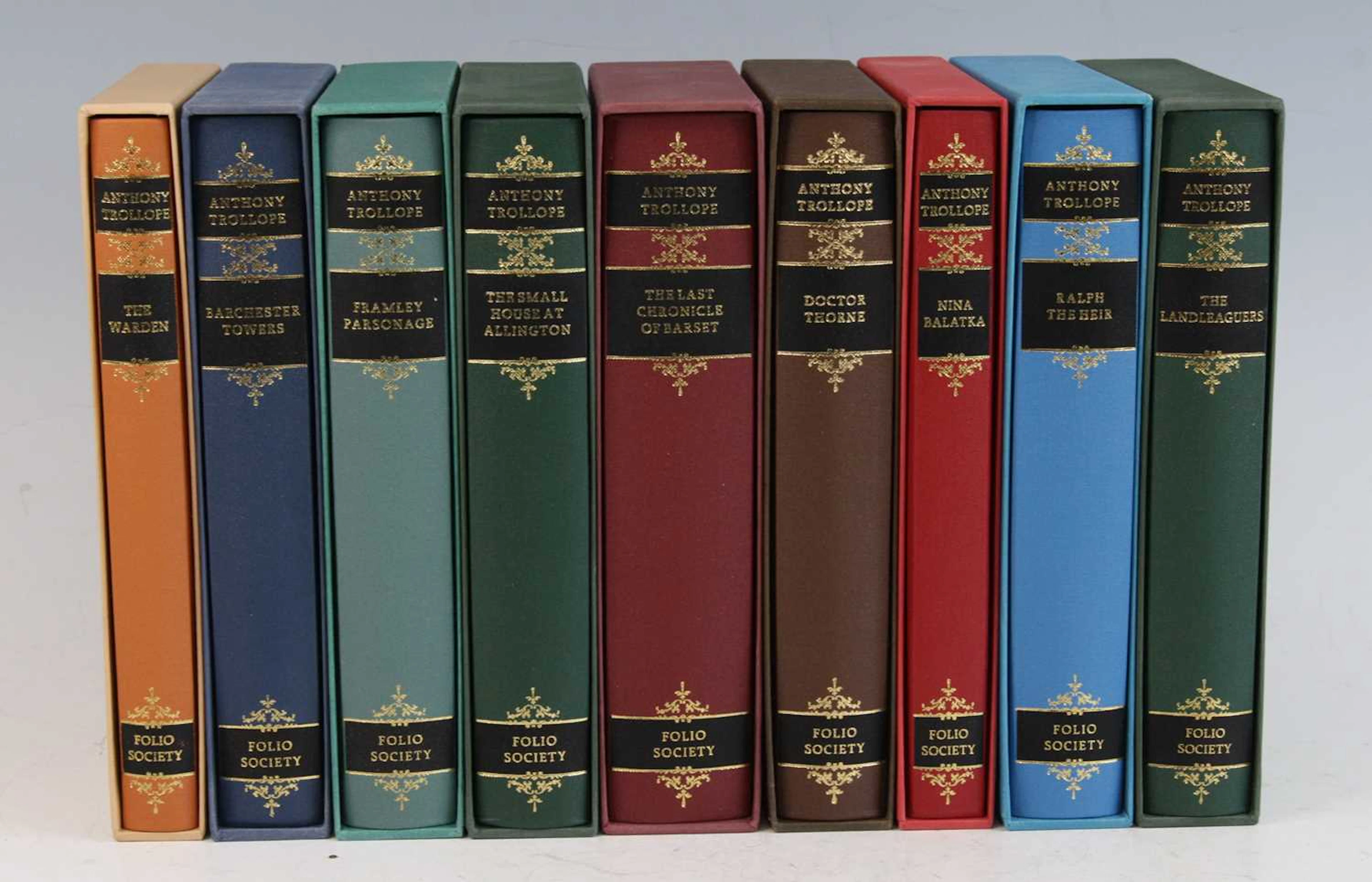 Lot 2015 - Trollope, Anthony: nine Folio Society