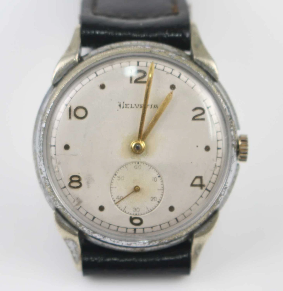 Lot 1006 - A Helvetia German Service wristwatch, circa