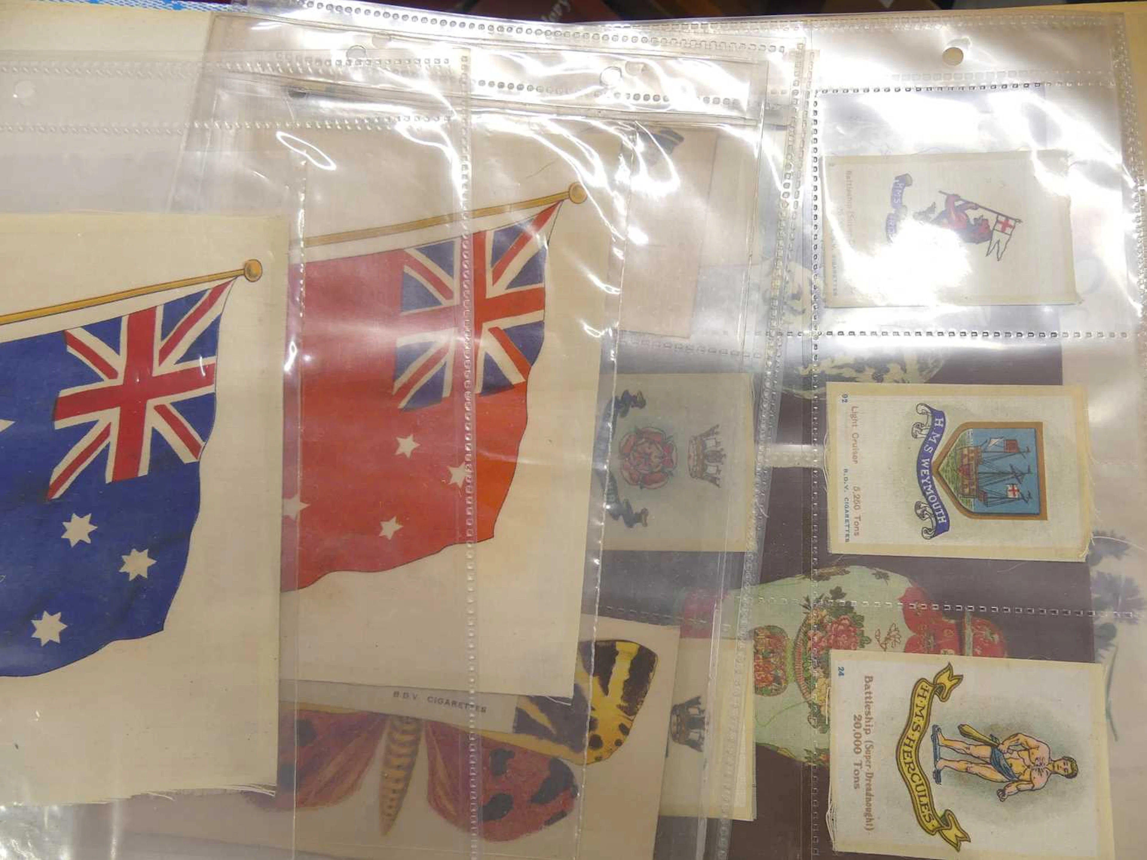 Lot 312 - A collection of cigarette silks, to include