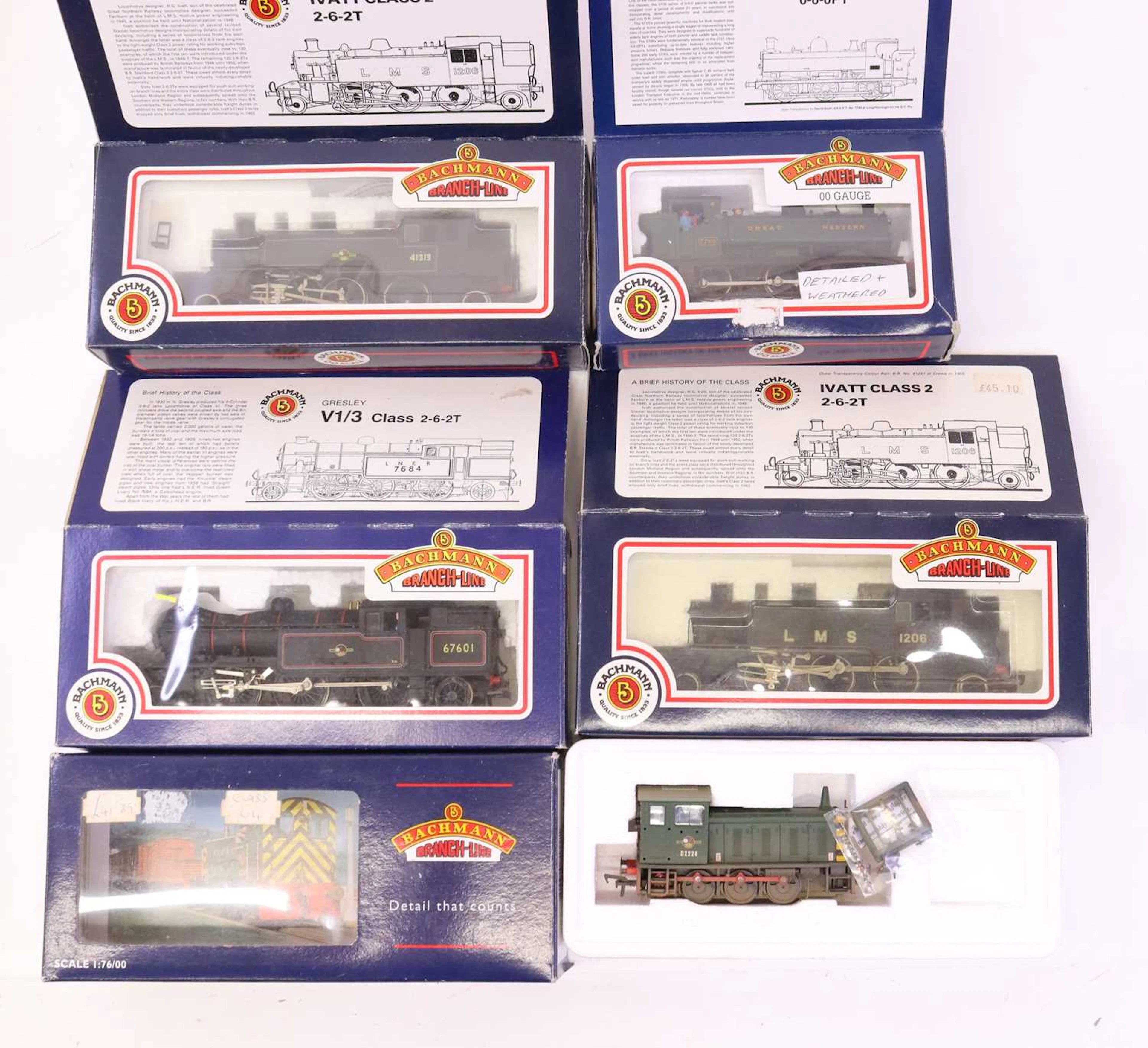 Lot 429 - Five Bachmann 00 gauge locos to include a