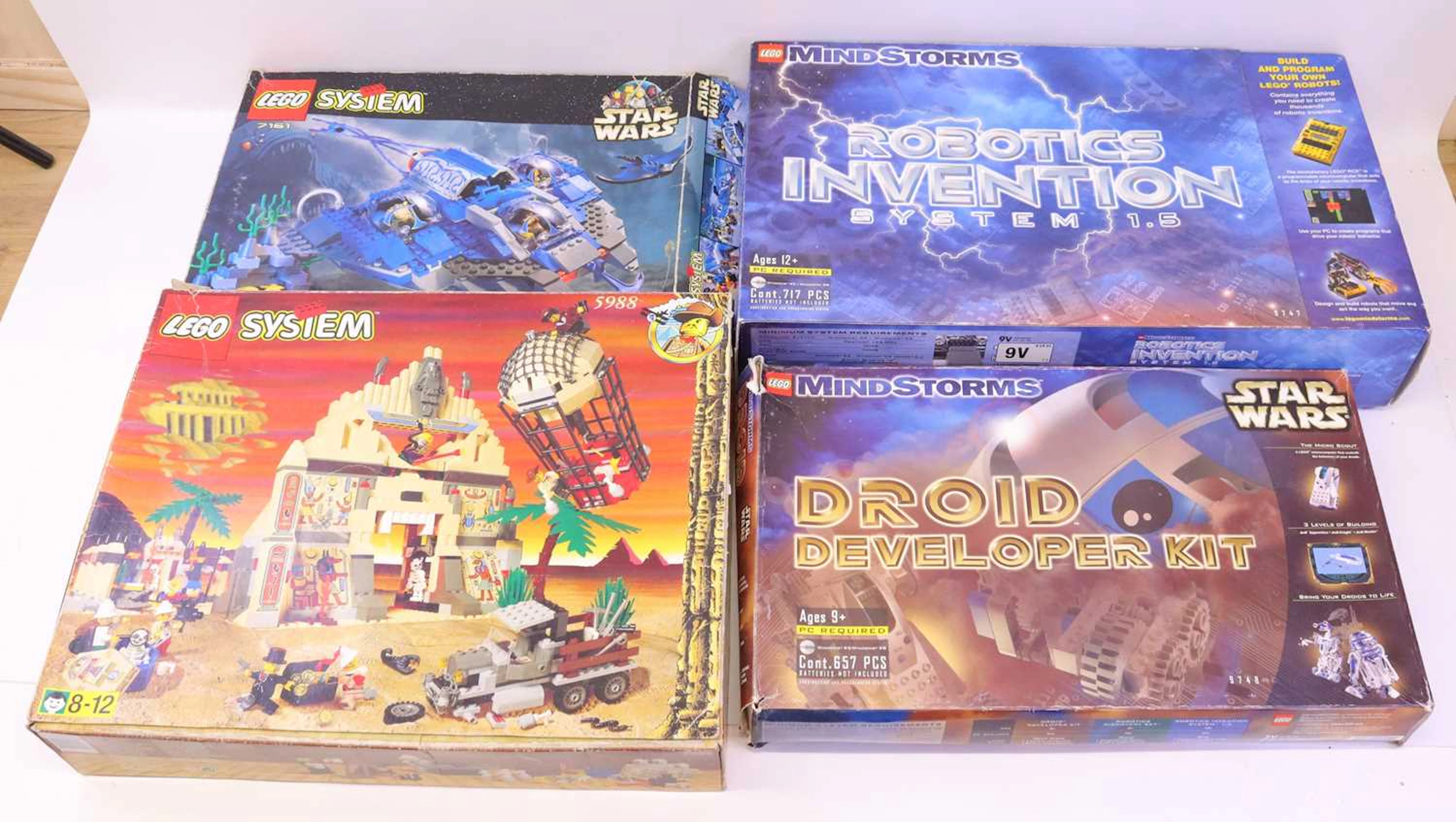 Lot 550 - Four Lego sets, to include two Lego System