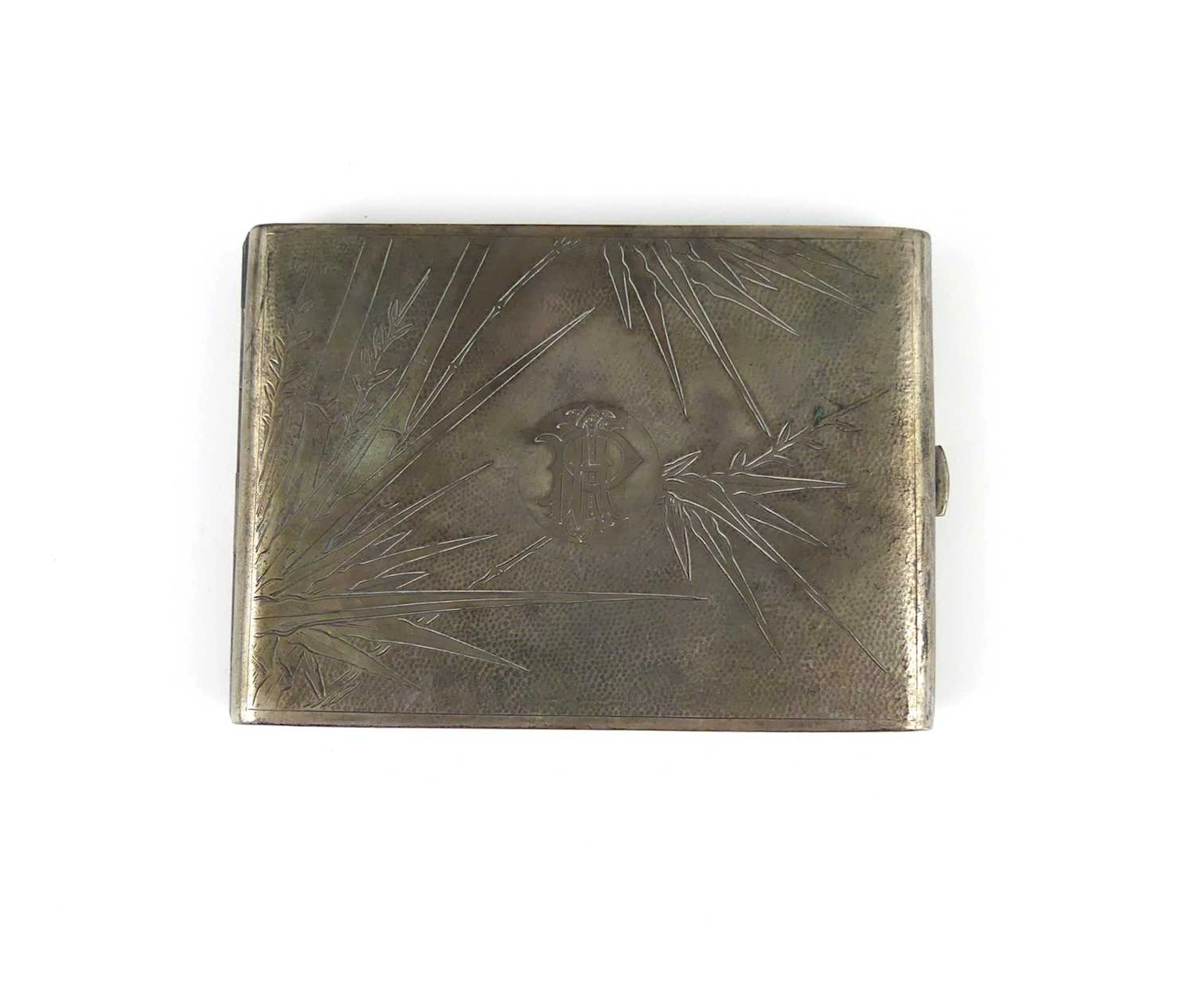 Lot 350 - An early 20th century Japanese white metal