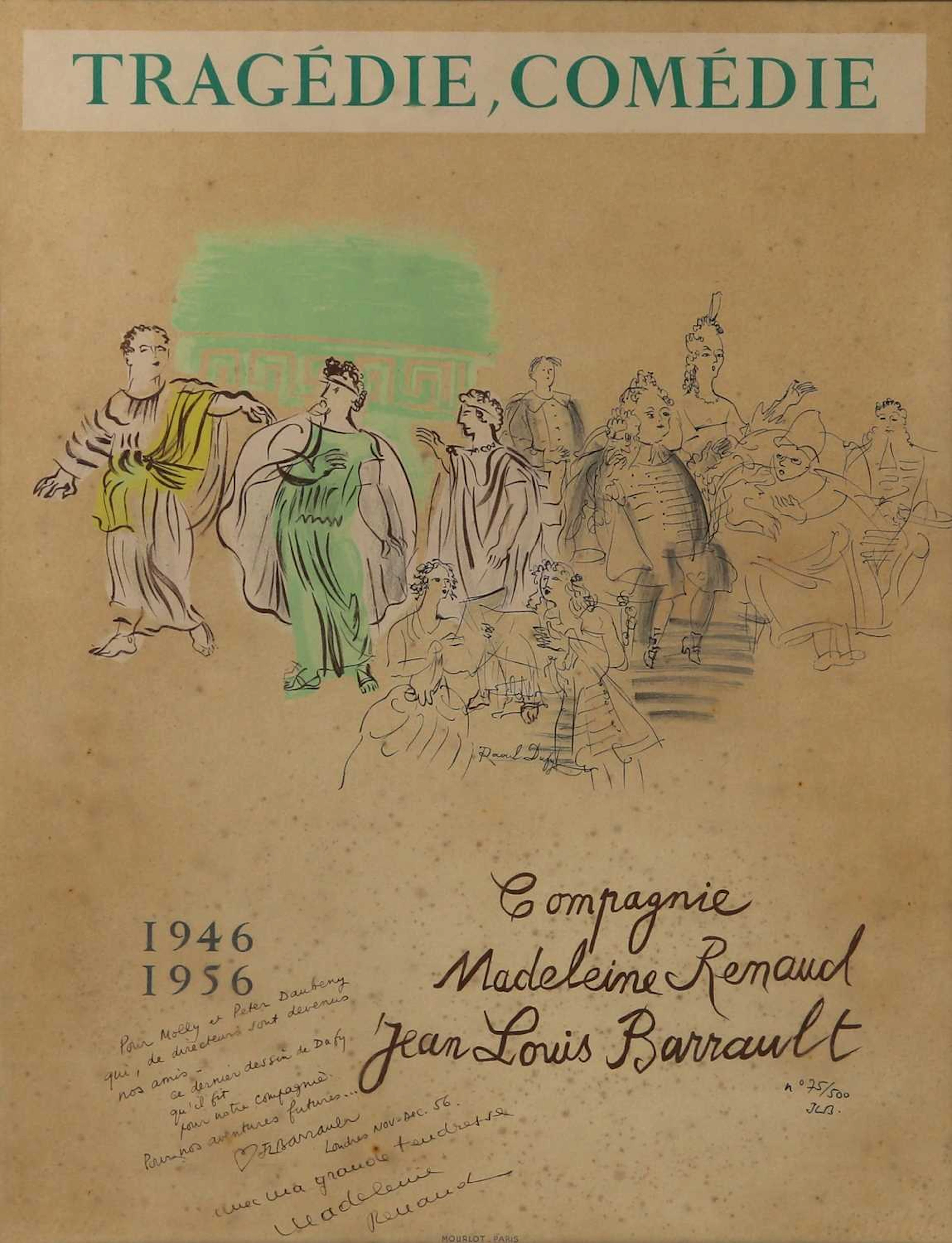 Lot 74 - Raoul Dufy (French, 1877-1953) - Tragédie
