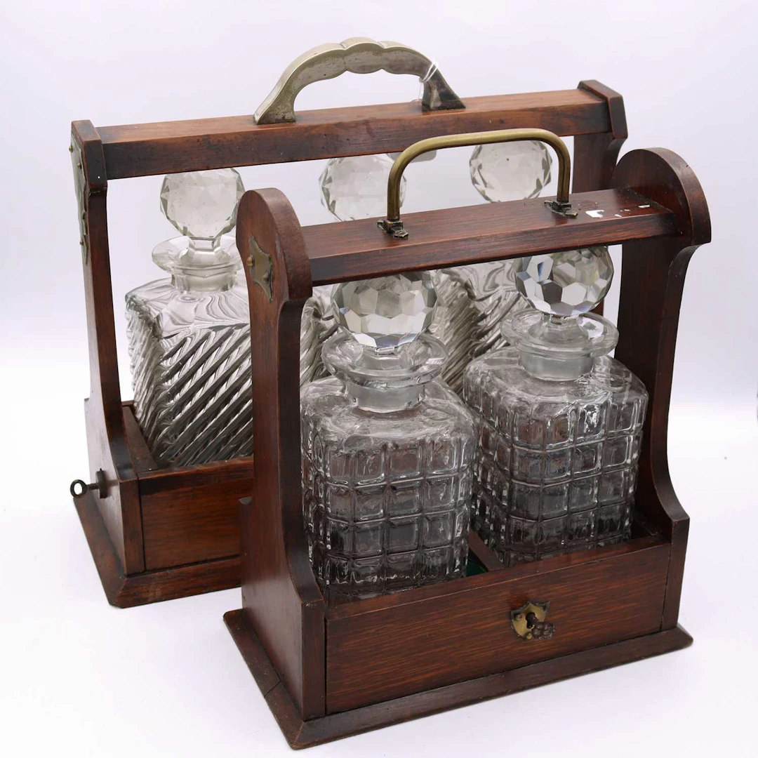 Lot 27 - An early 20th century metal mounted oak