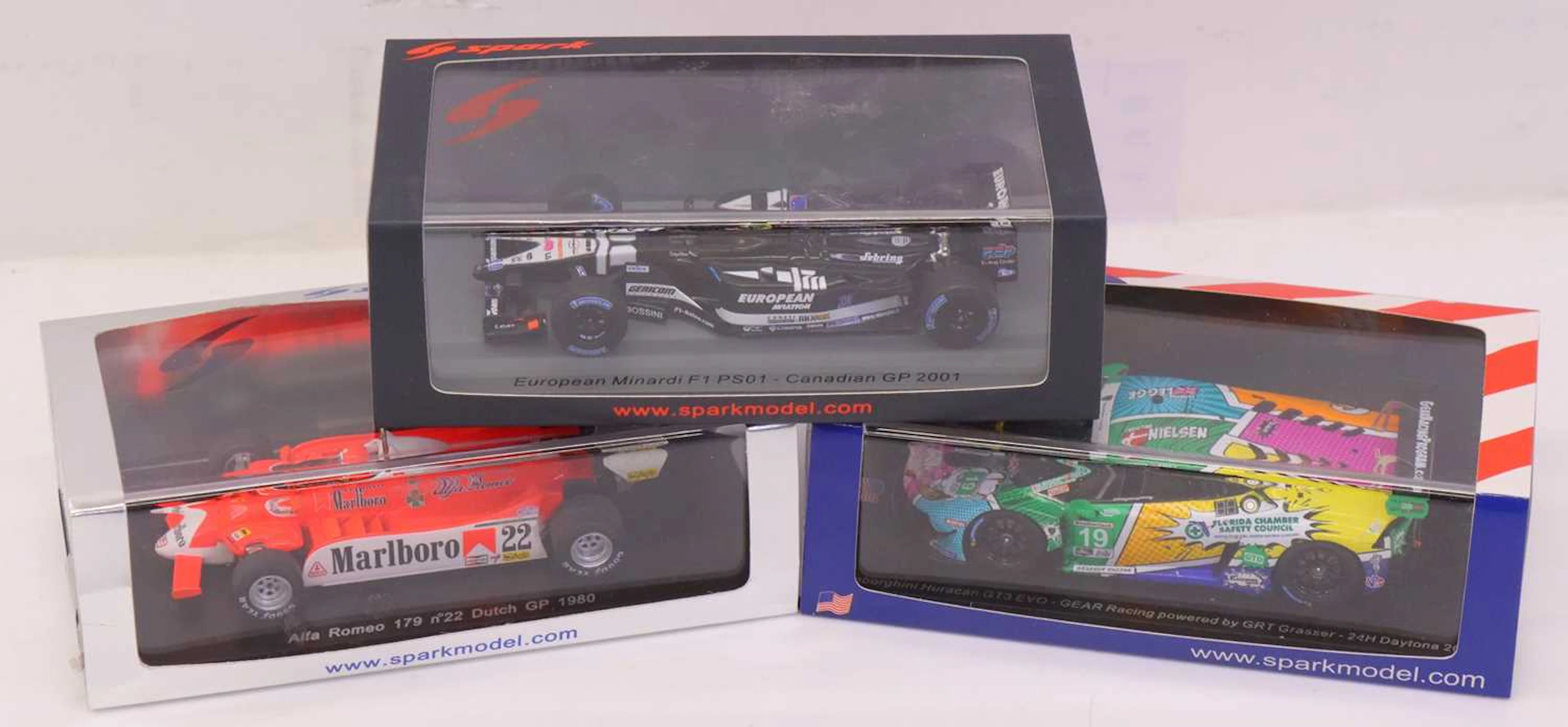 Lot 193 - Spark Models 1/43 scale group of 3 modern