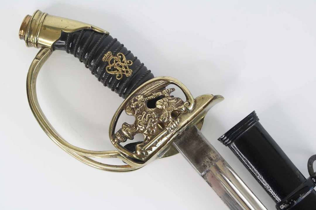 Lot 1253 - An 1889 pattern Prussian Officers sword