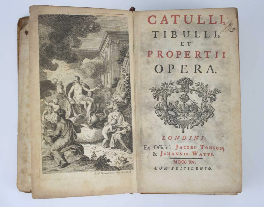Lot 102 - Maittaire, Michel (edited): Catulli, Tibulli