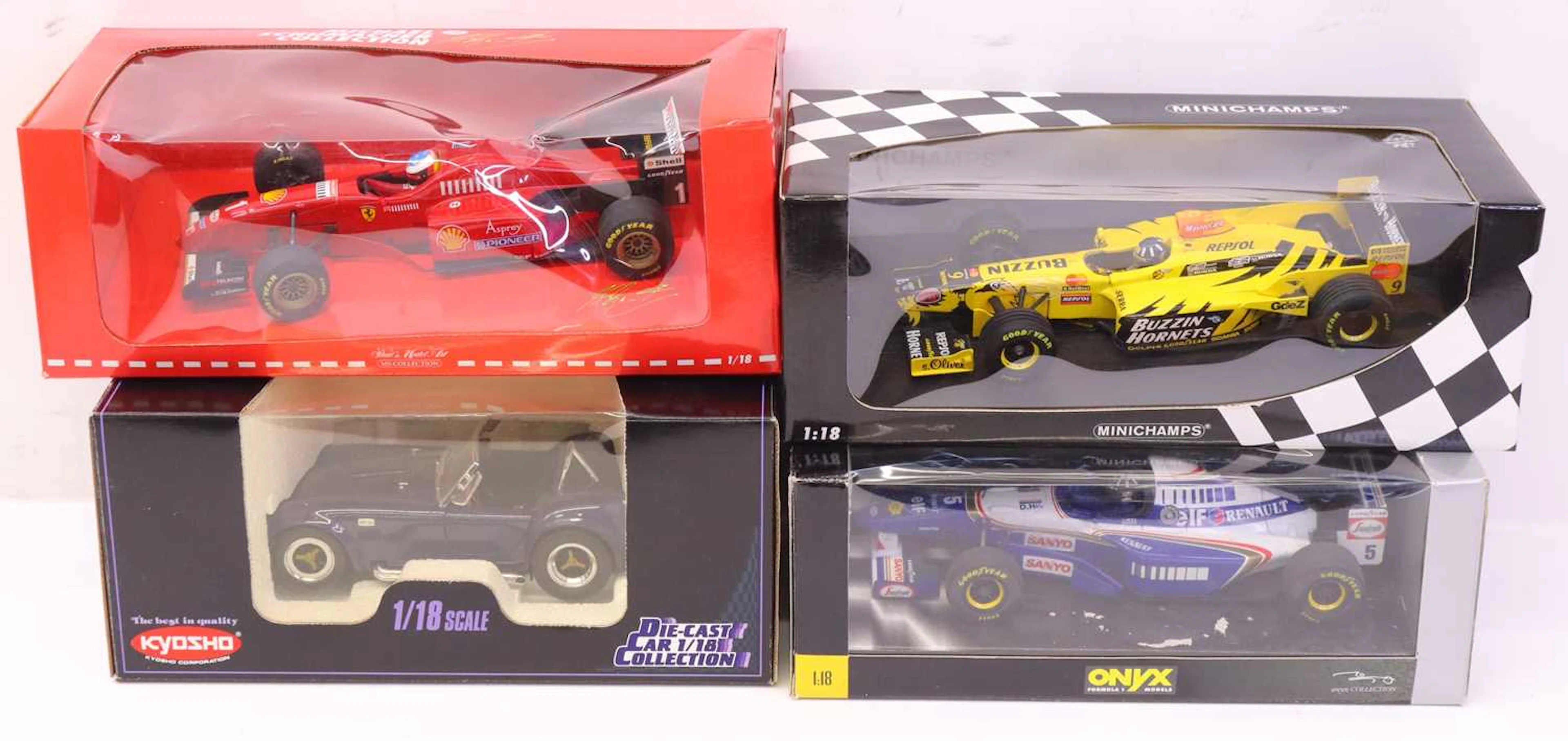Lot 168 - 4 1/18 modern issue diecast comprising a
