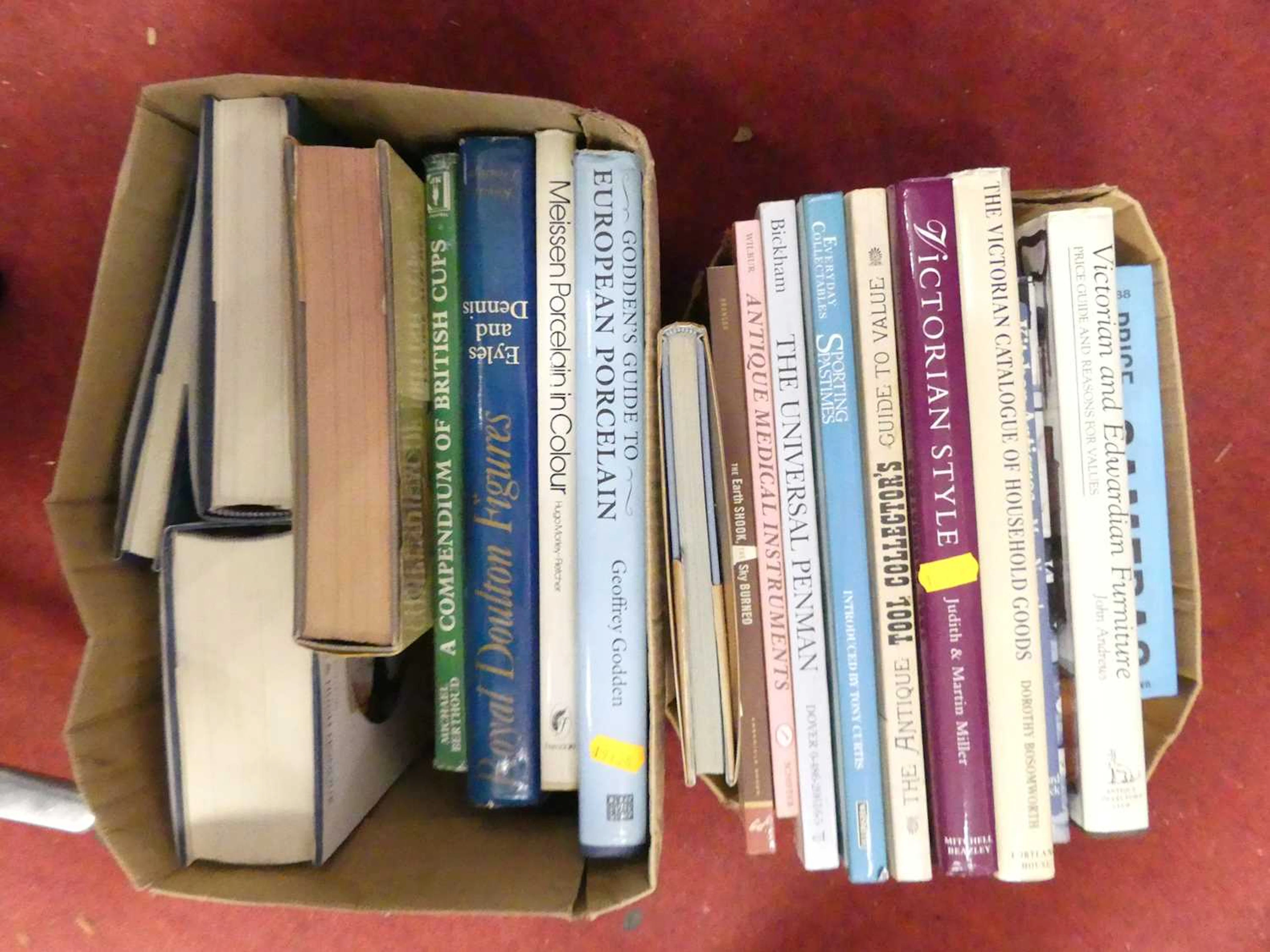 Lot 705 - A collection of antique reference books, to
