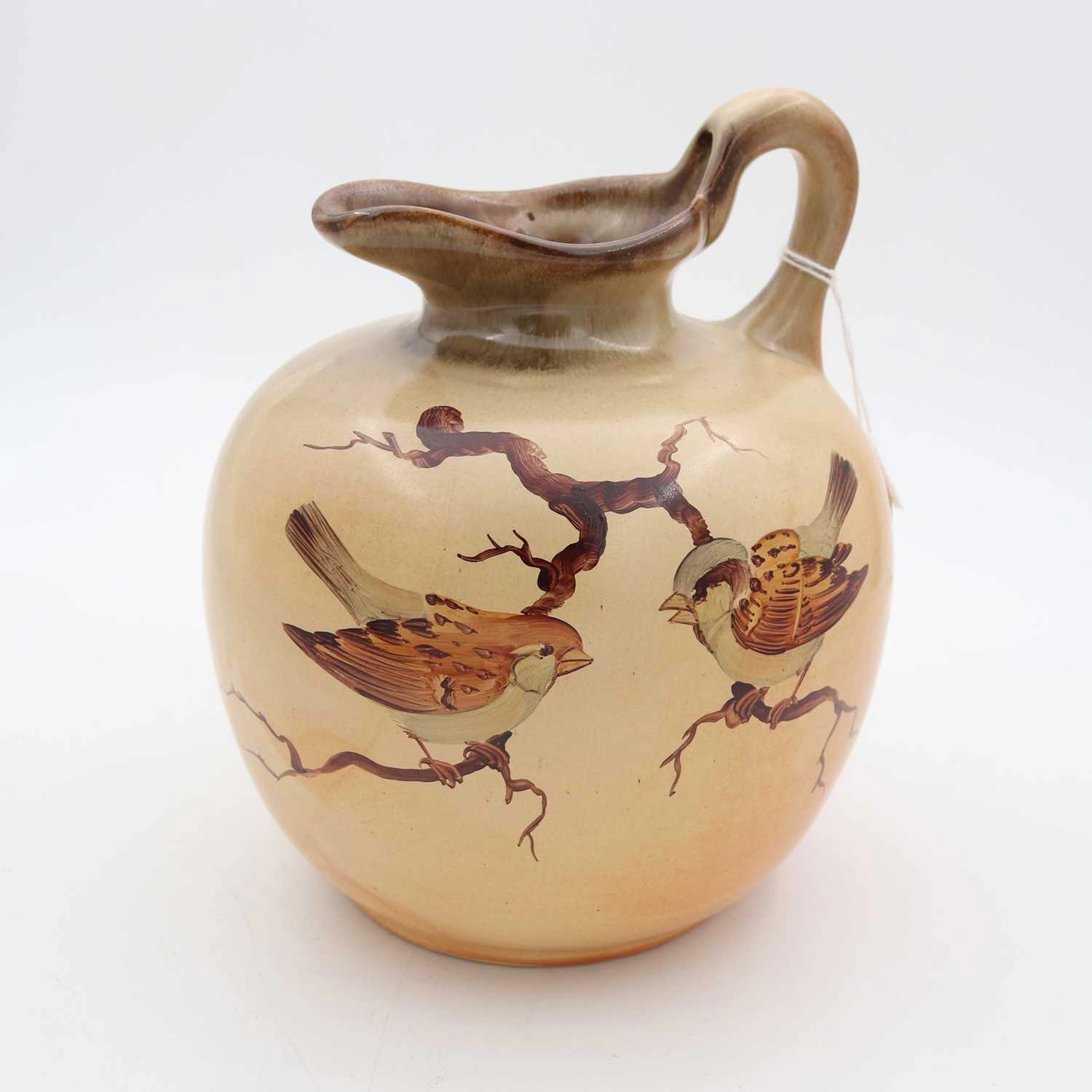 Lot 113 - A Arnaldo Miniati pottery jug, of bulbous