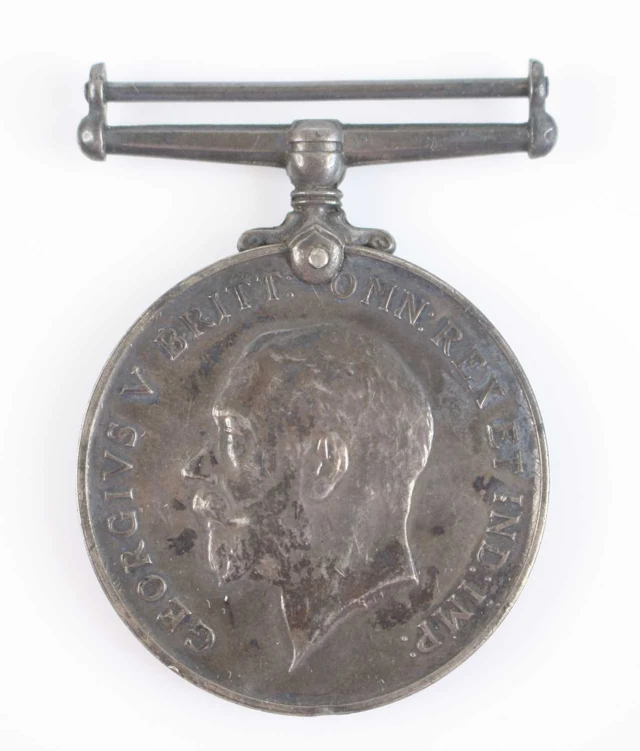 Lot 1097 - A WW I British War medal, naming 68738 SPR.