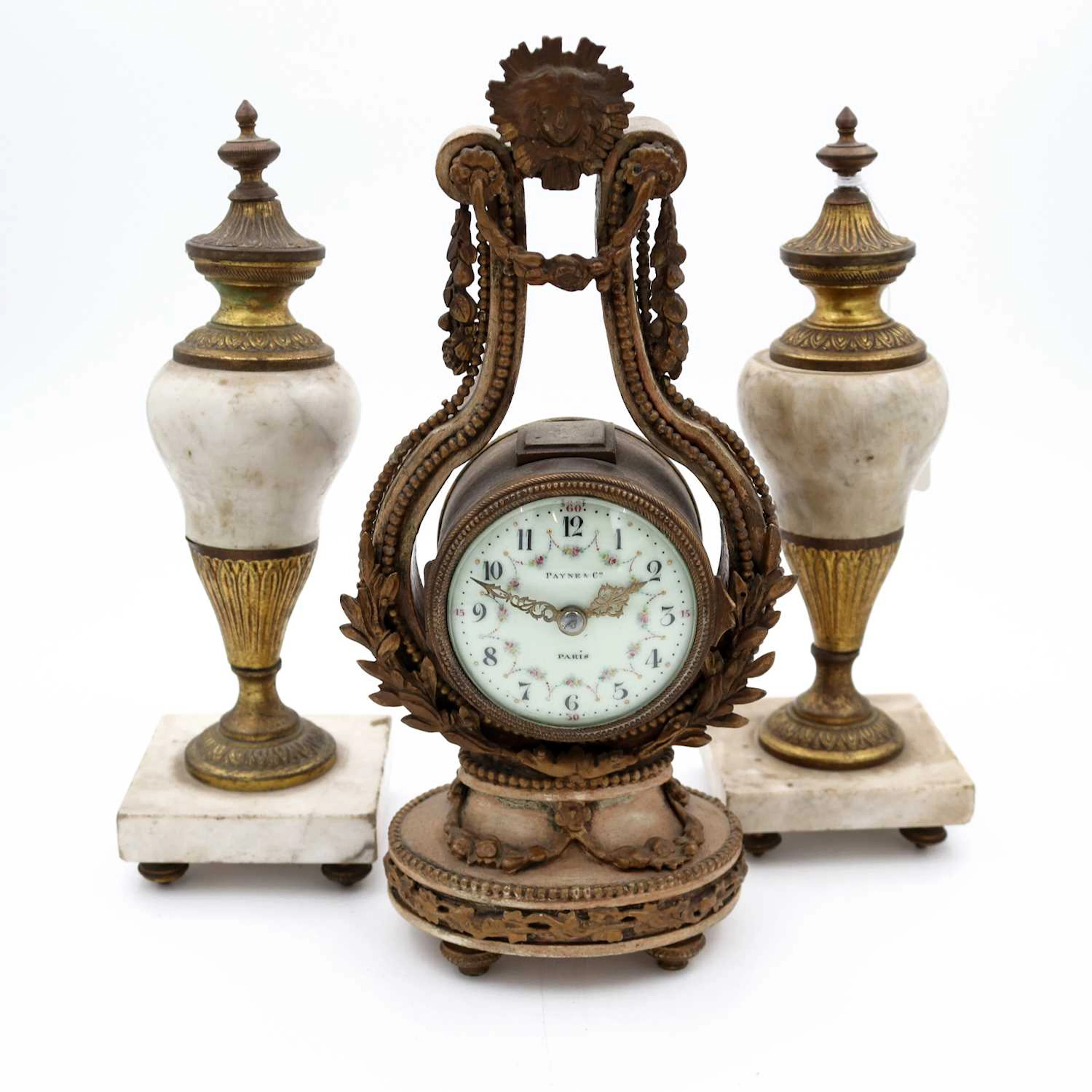 Lot 18 - A late 19th century French plaster and