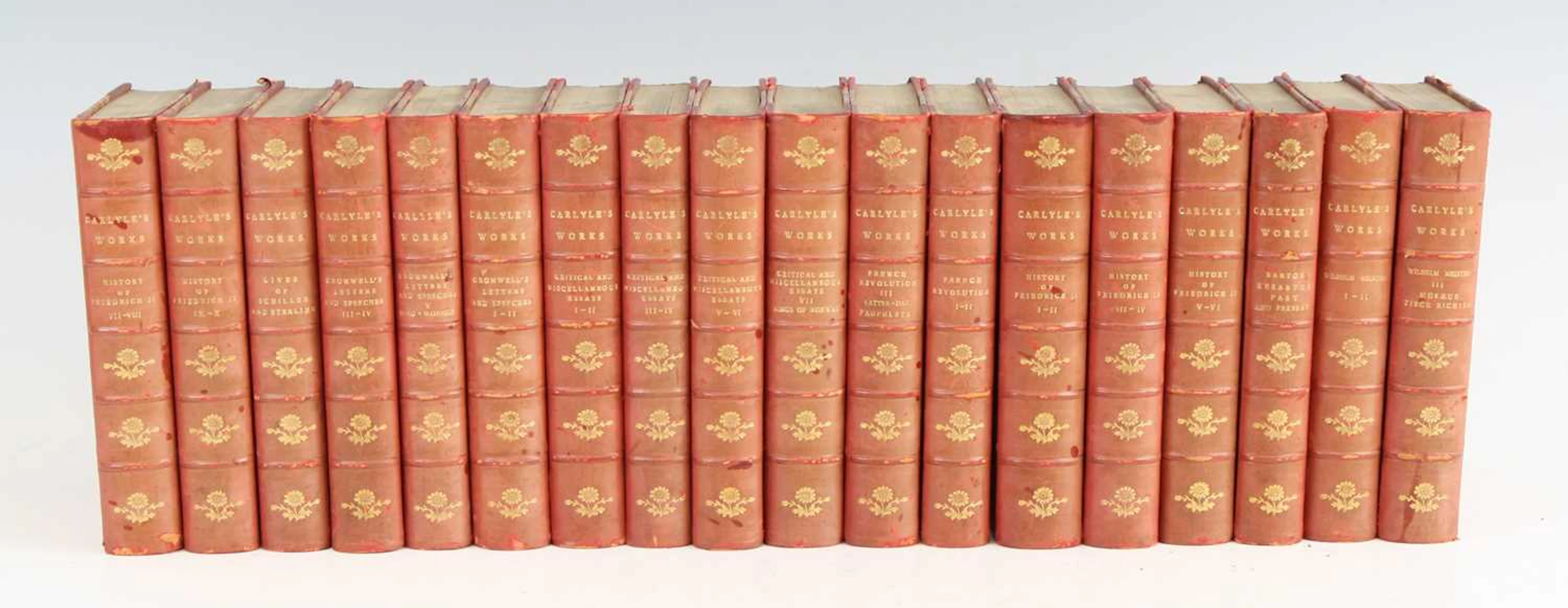 Lot 2005 - CARLYLE, Thomas; Works, 18 volumes