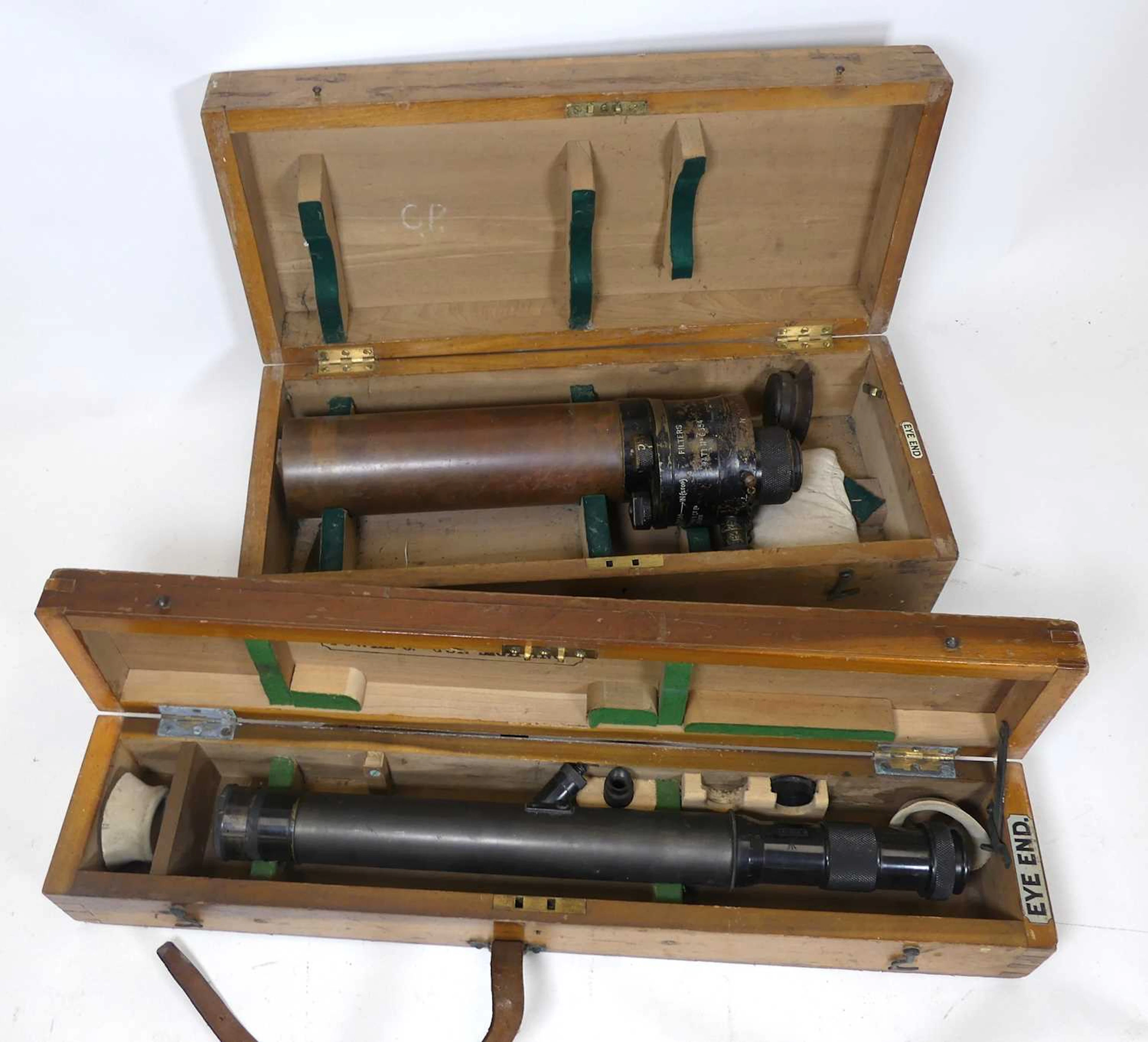 Lot 1238 - An W. Ottway Prismatic Monocular Gun