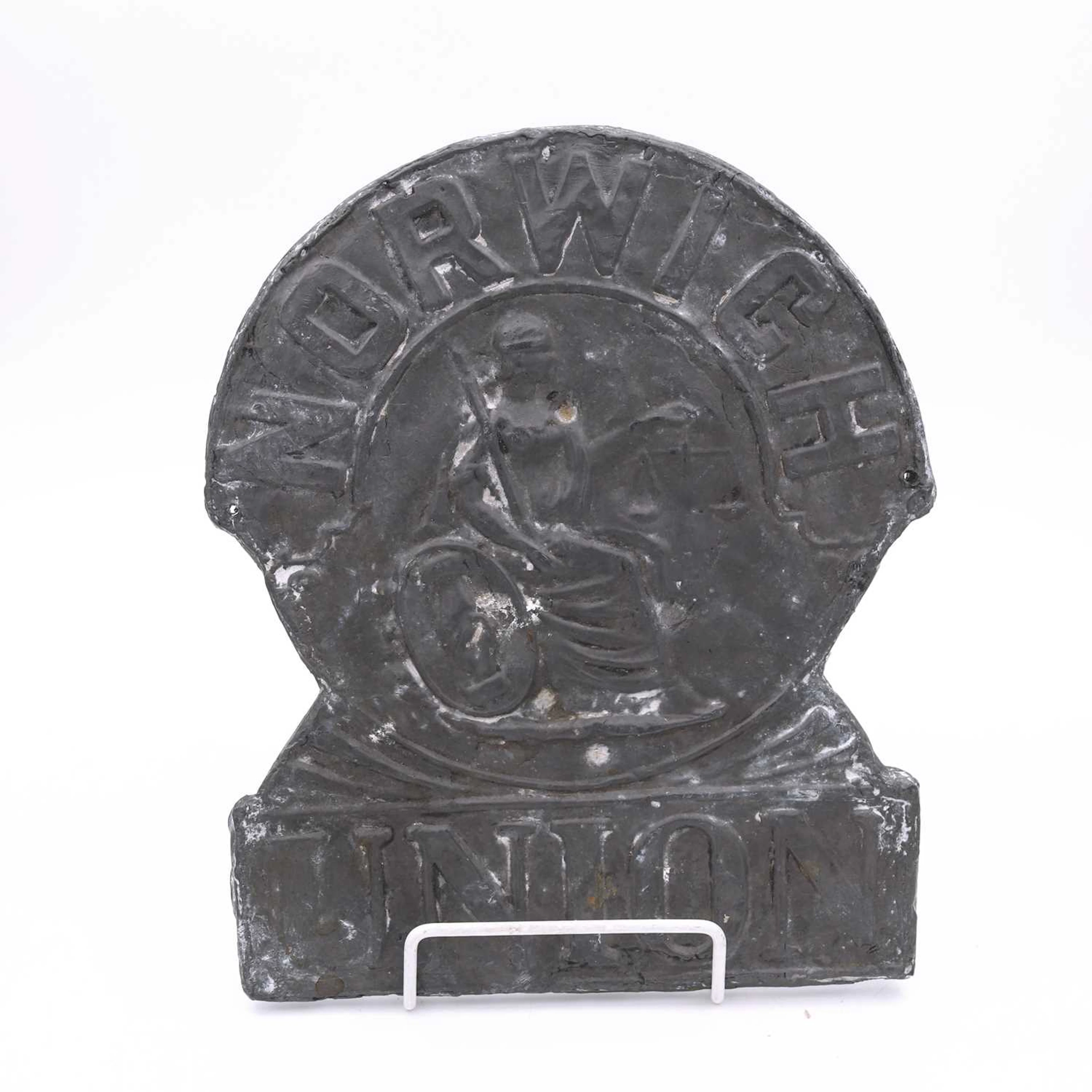 Lot 13 - A reproduction cast lead Norwich Union